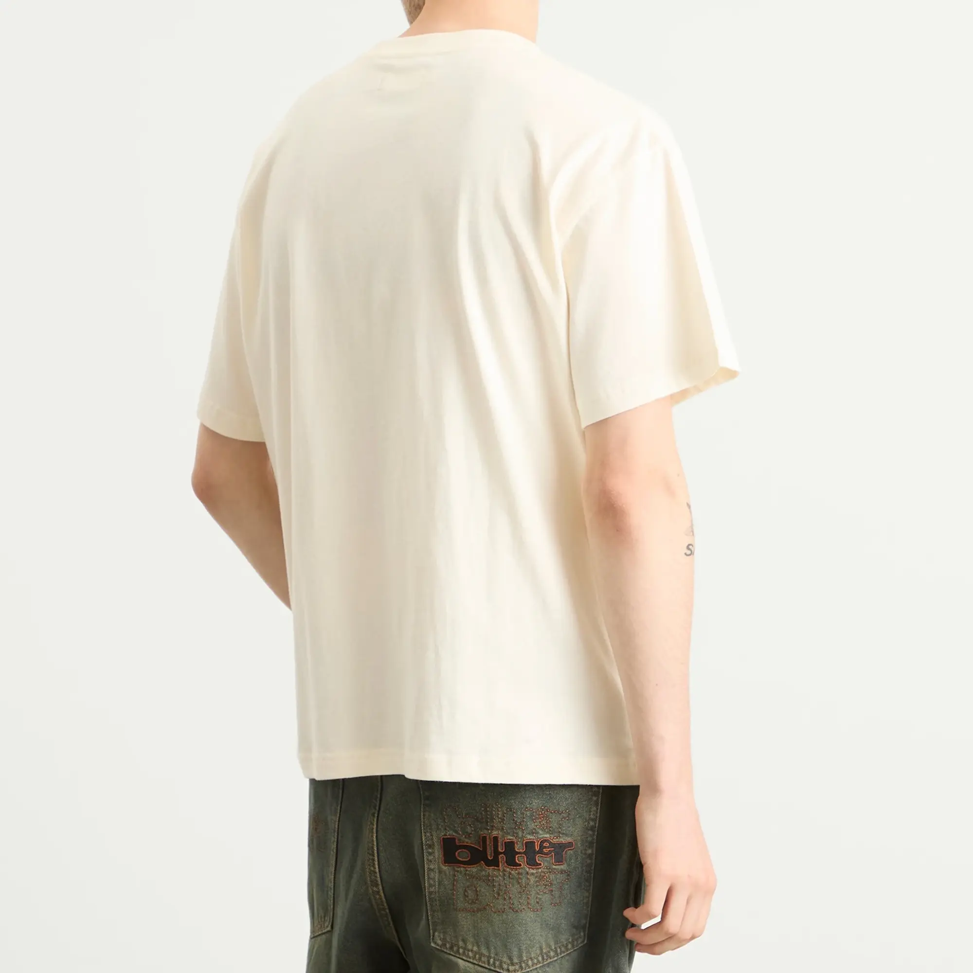 Honor the Gift Men's Block Party T-Shirt Bone