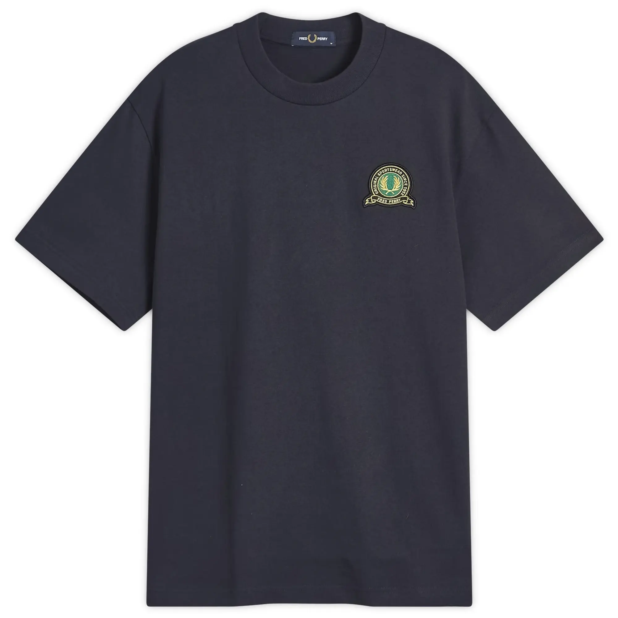 Fred Perry Men's Tennis Badge T-Shirt Navy