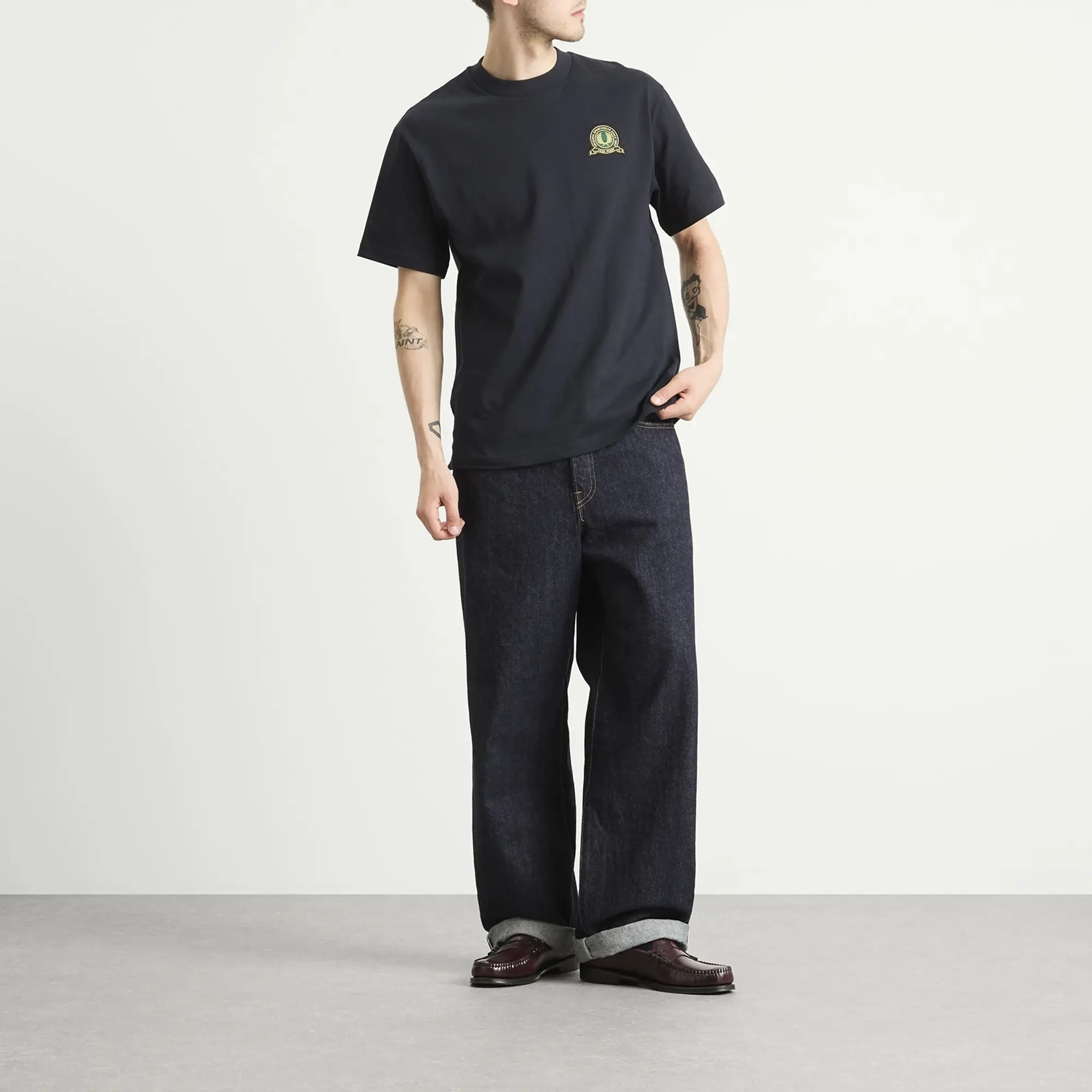 Fred Perry Men's Tennis Badge T-Shirt Navy