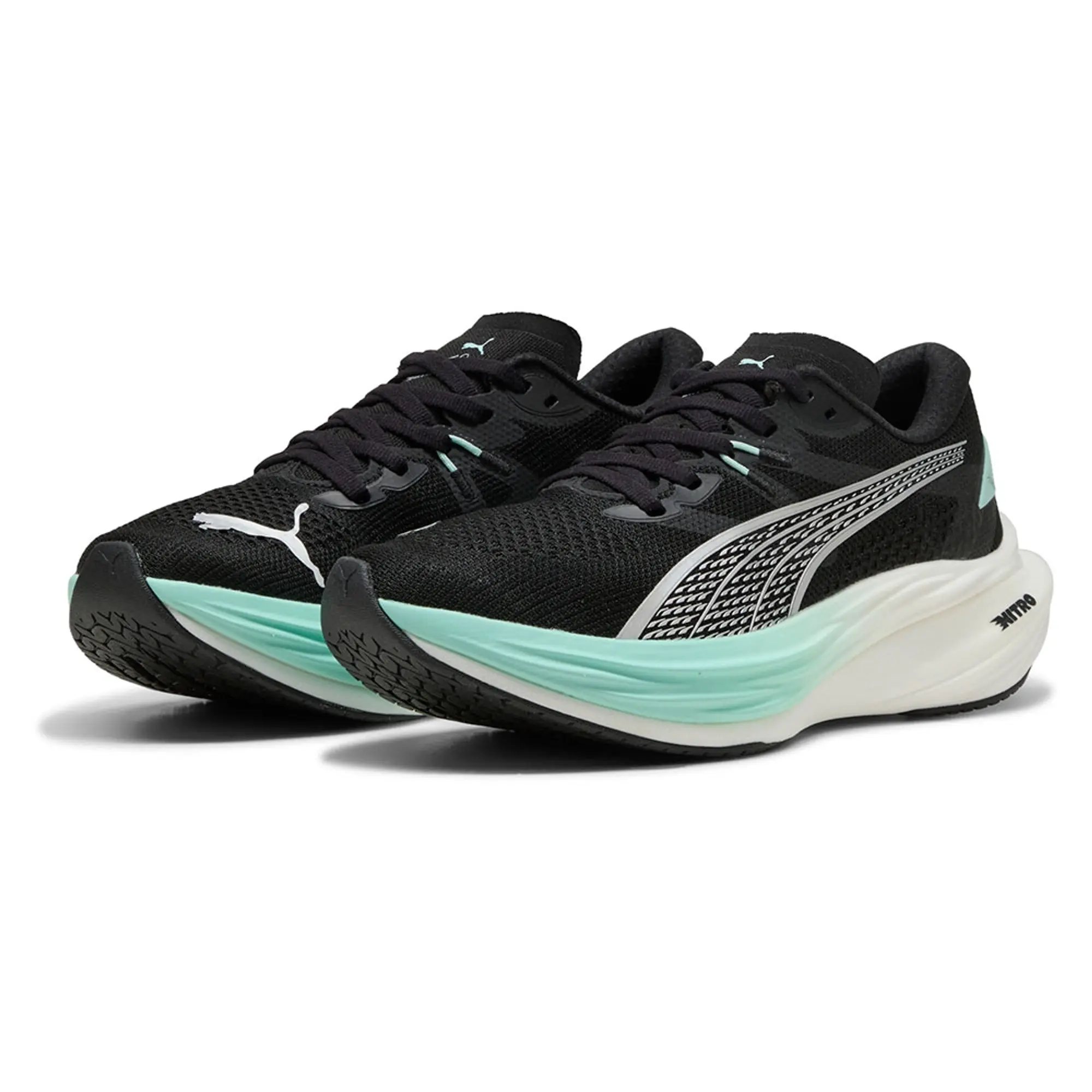 Puma Deviate Nitro 3 Neutral Running Shoe Women - Black, Mint