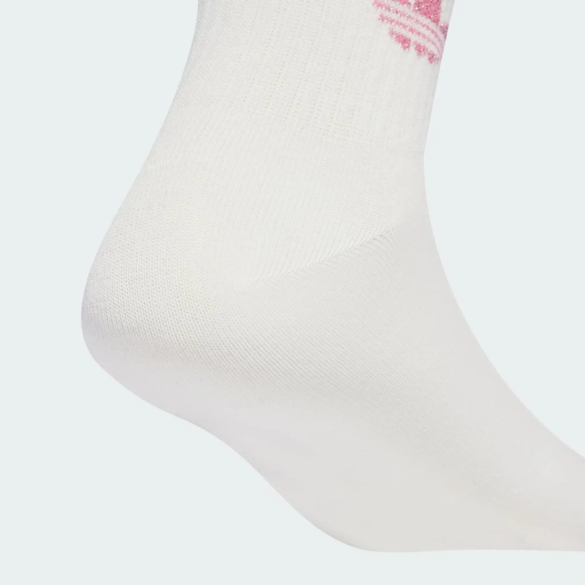 adidas 3-Stripes Glitter Crew Socks 2 Pairs