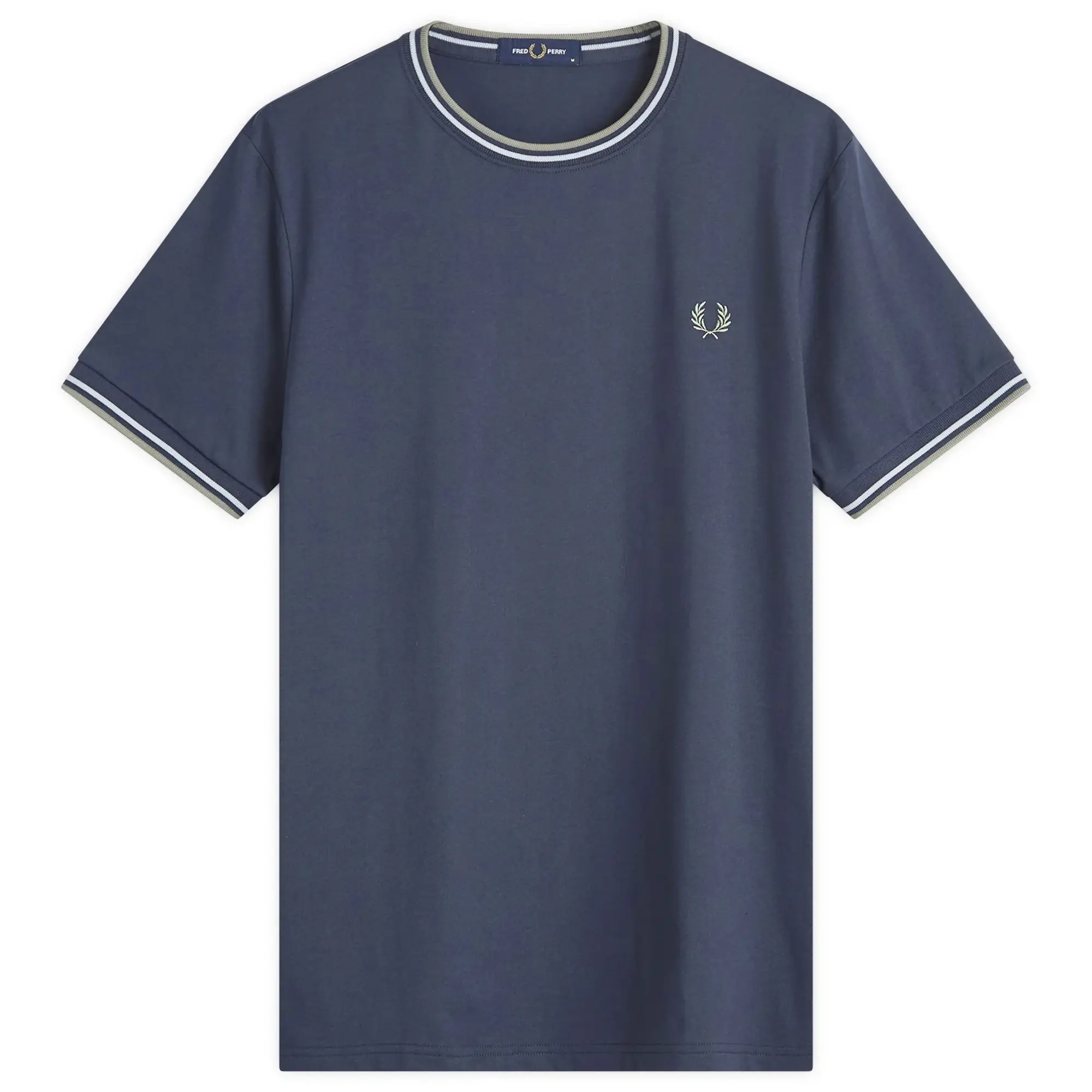Fred Perry Men's Twin Tipped T-Shirt Whiskybrown/Ecru