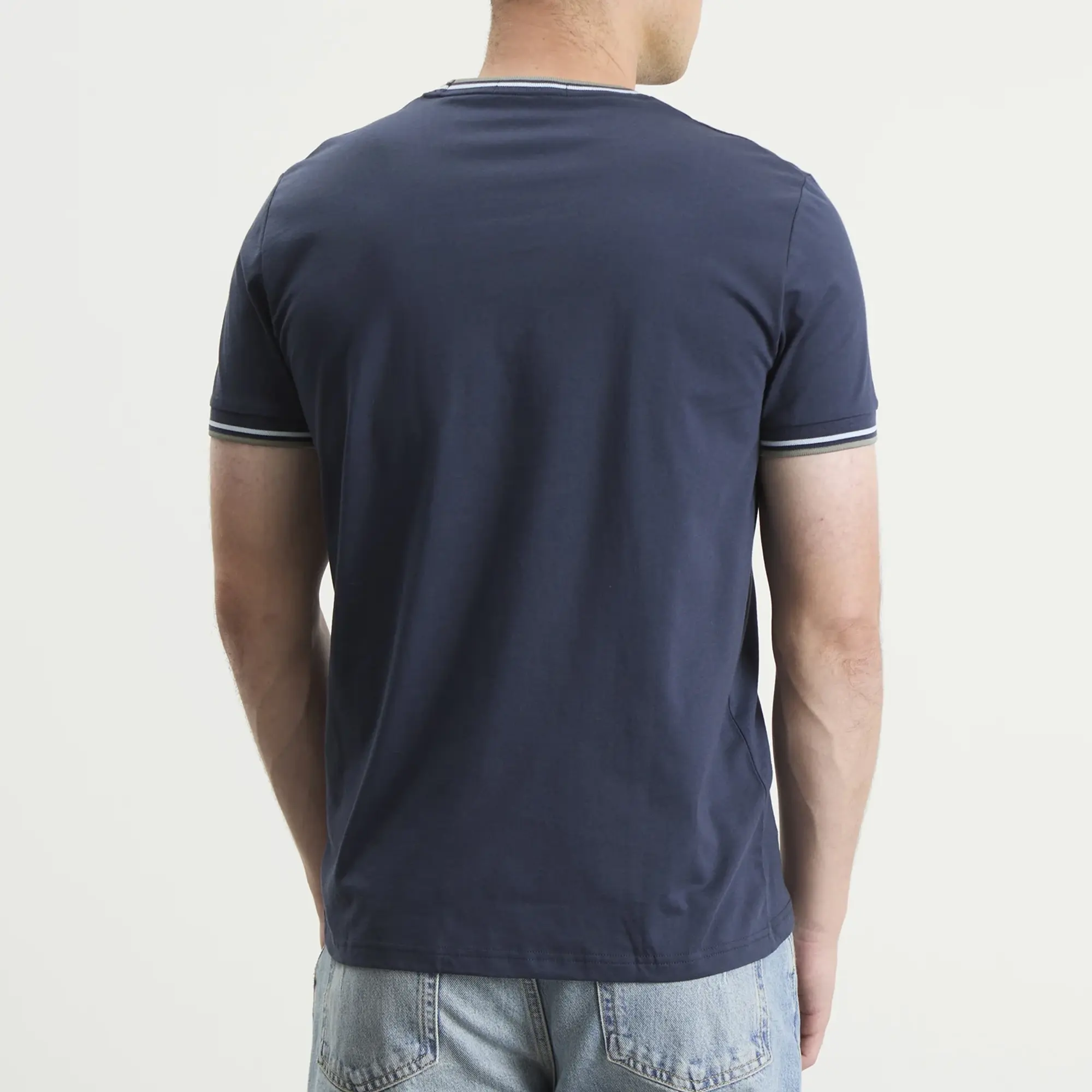 Fred Perry Men's Twin Tipped T-Shirt Whiskybrown/Ecru