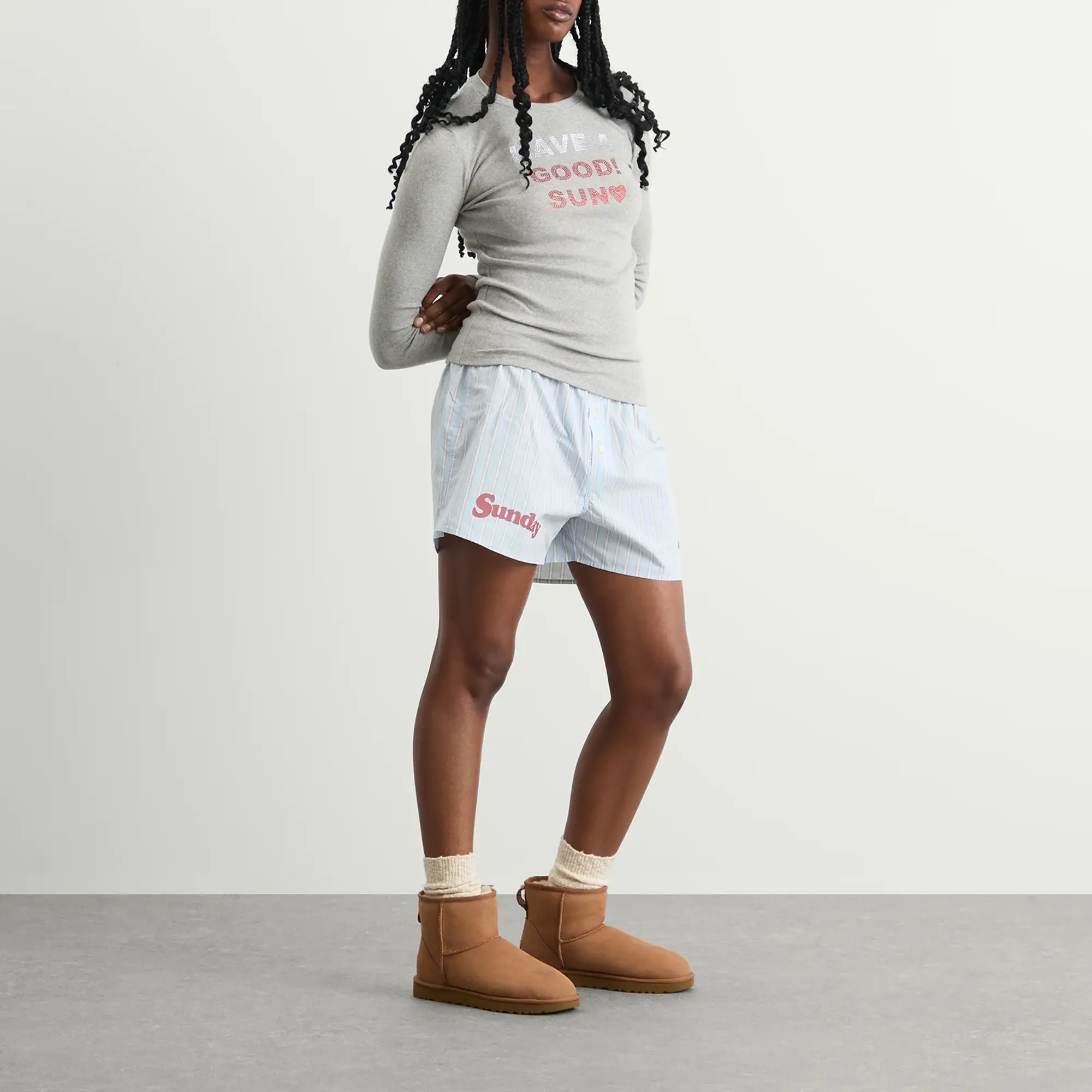 SUNDAYFRUITMARKET Women's Berry Farm Trunk Sky Blue