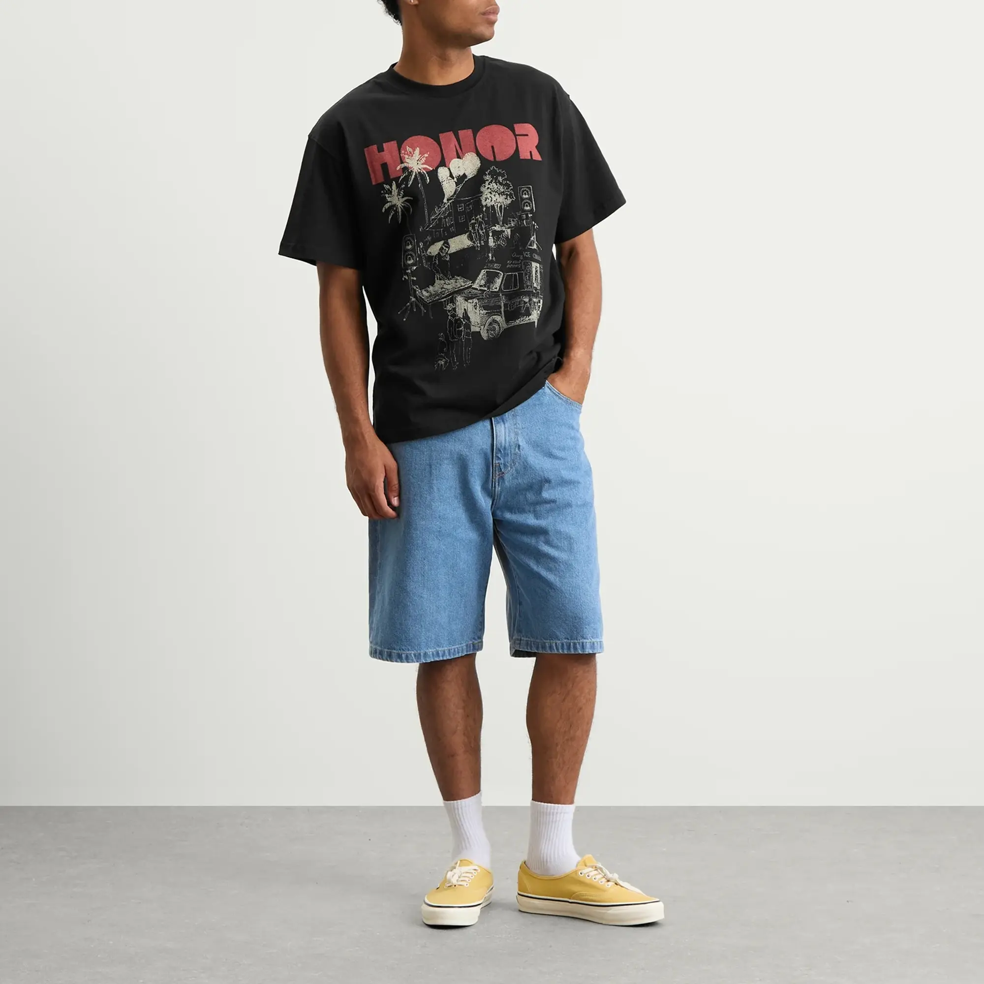 Honor the Gift Men's Block Party T-Shirt Black