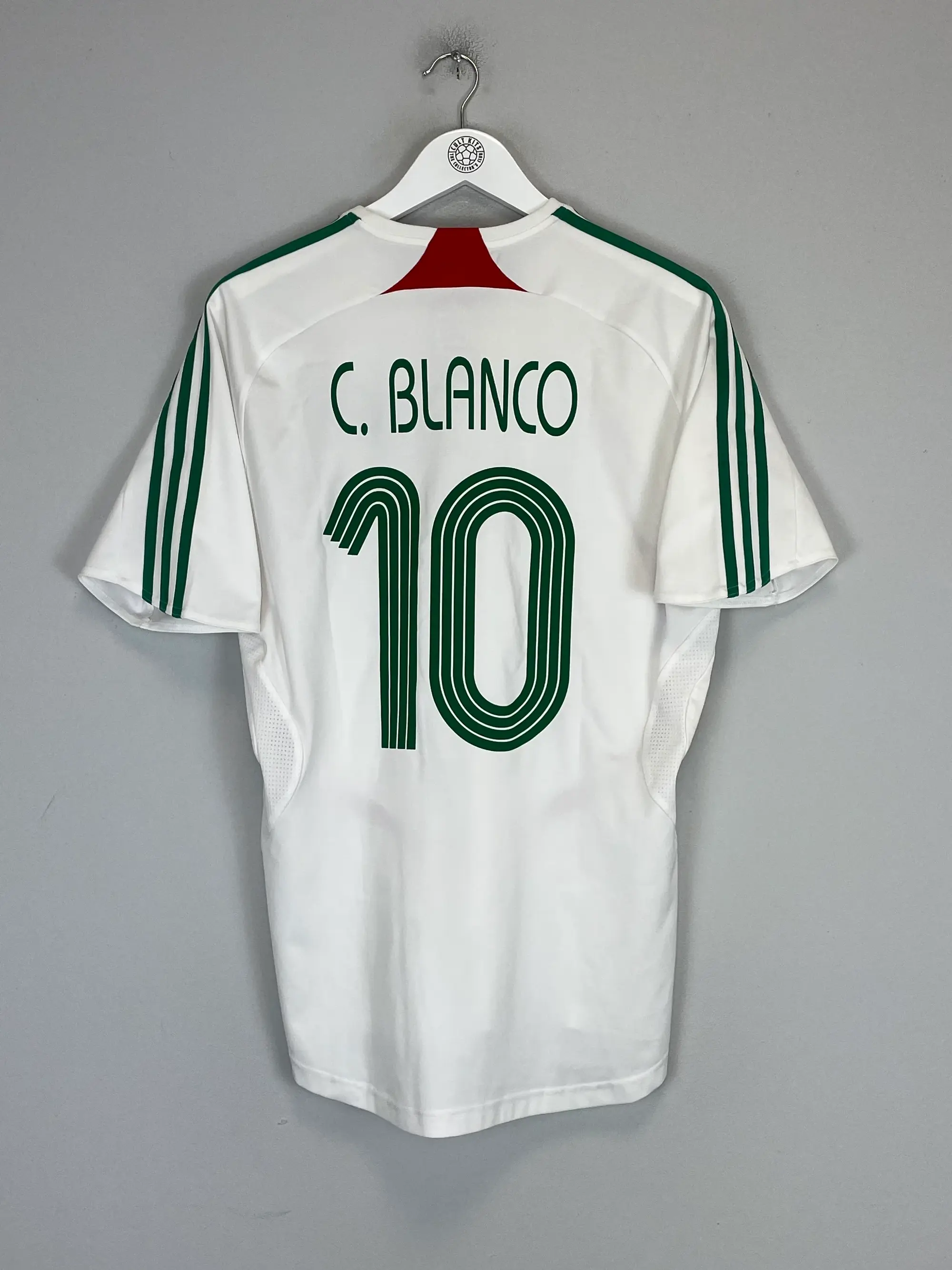 2007/08 MEXICO BLANCO #10 AWAY SHIRT (M) ADIDAS | Cult Kits