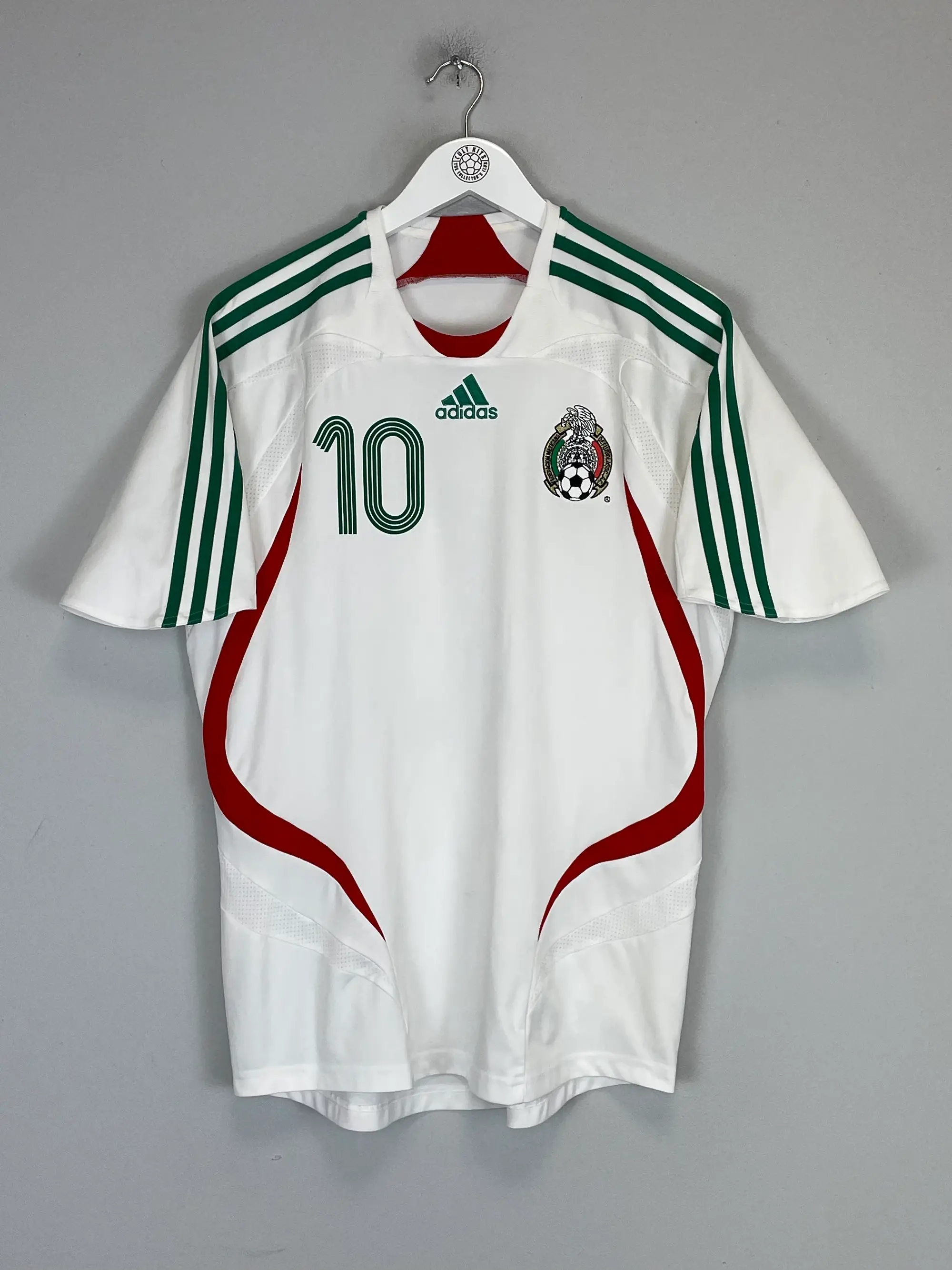 2007/08 MEXICO BLANCO #10 AWAY SHIRT (M) ADIDAS | Cult Kits