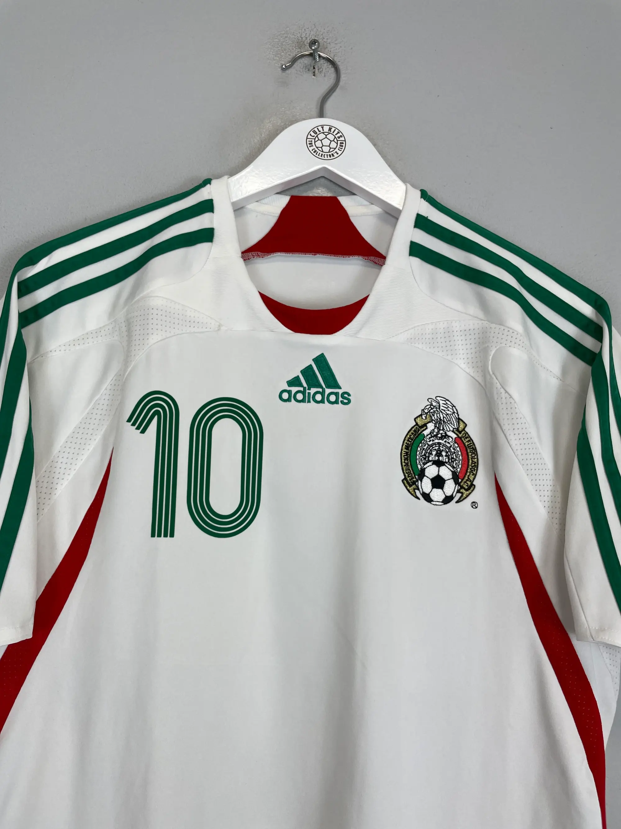 2007/08 MEXICO BLANCO #10 AWAY SHIRT (M) ADIDAS | Cult Kits
