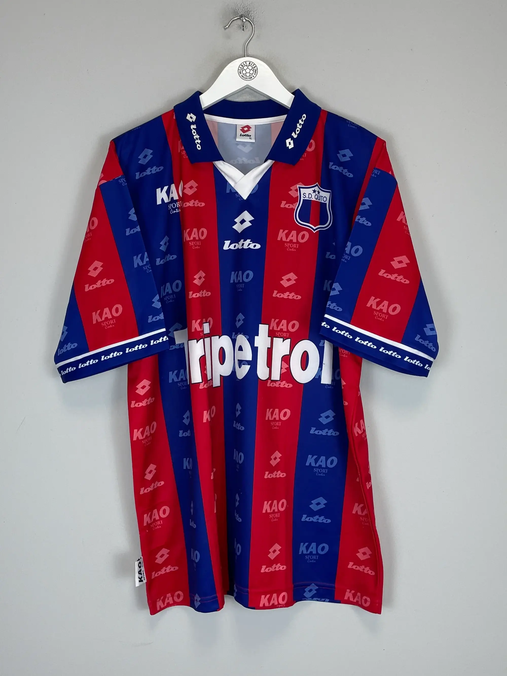 1998 DEPORTIVO QUITO HOME SHIRT (XL) LOTTO | Cult Kits