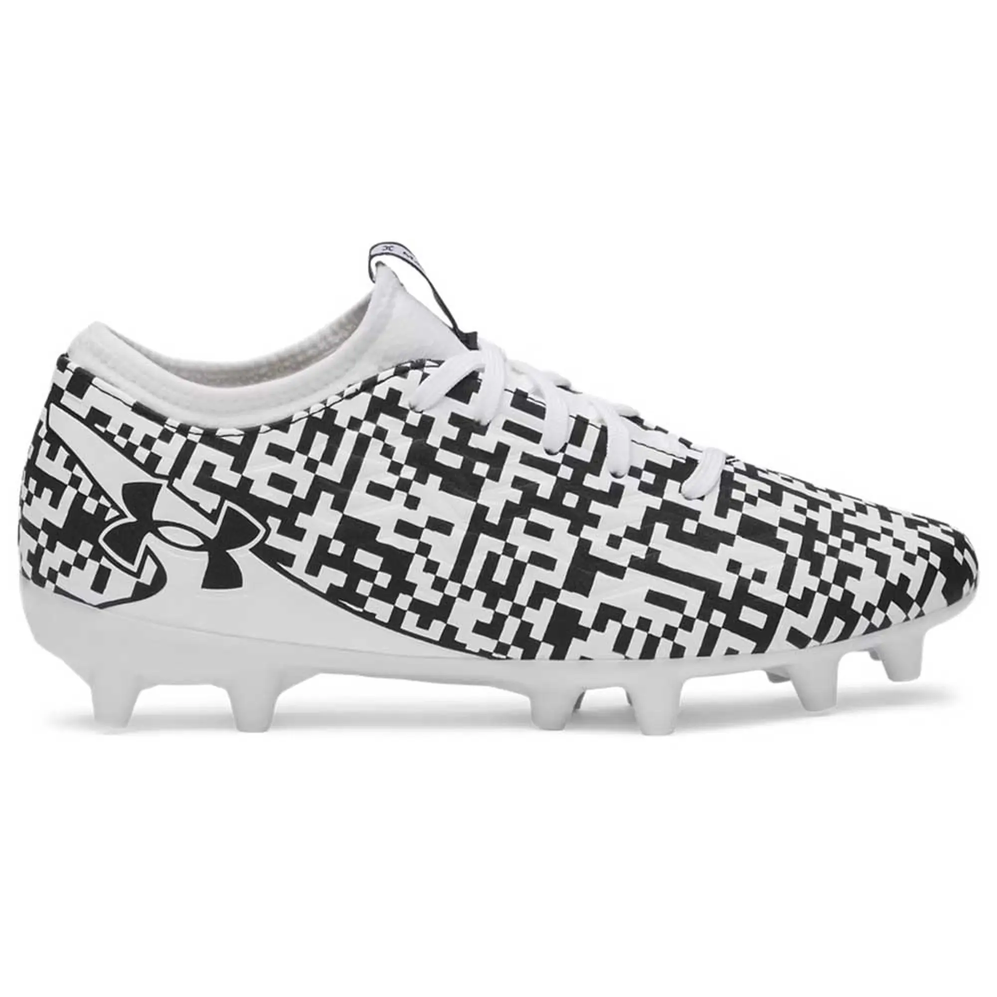 Under Armour  Magnetico Select 5 FG Jr. Boys' Soccer Cleats Black / White / Black 4