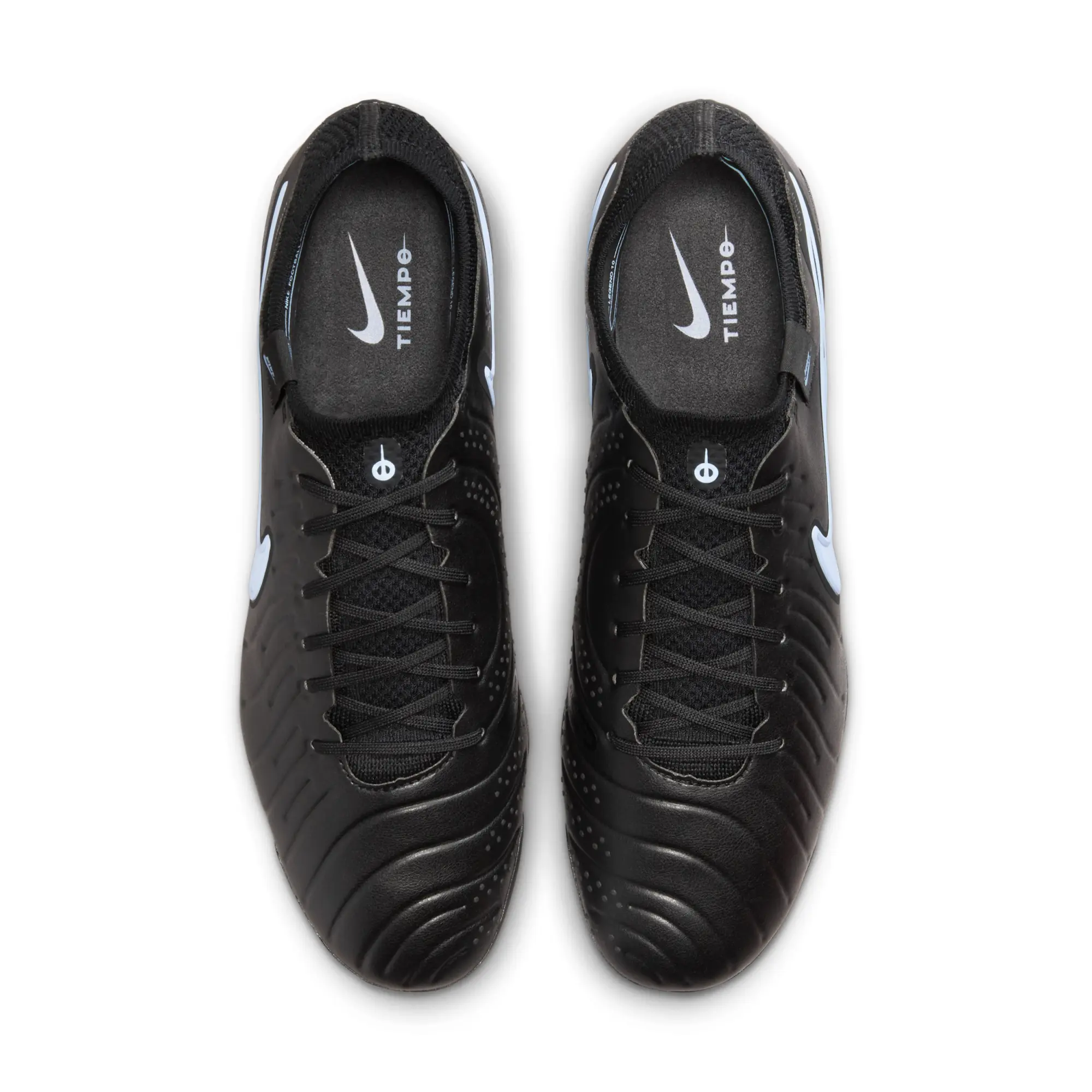 Nike Tiempo Legend 10 Elite Firm-Ground Low-Top Football Boot - Black - Recycled Content Minimum