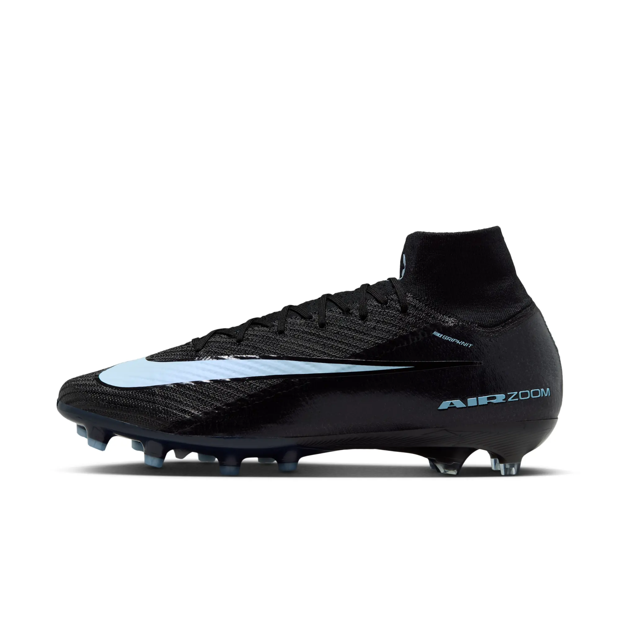 Nike Mercurial Superfly 10 Elite Artificial-Grass High-Top Football Boot - Black
