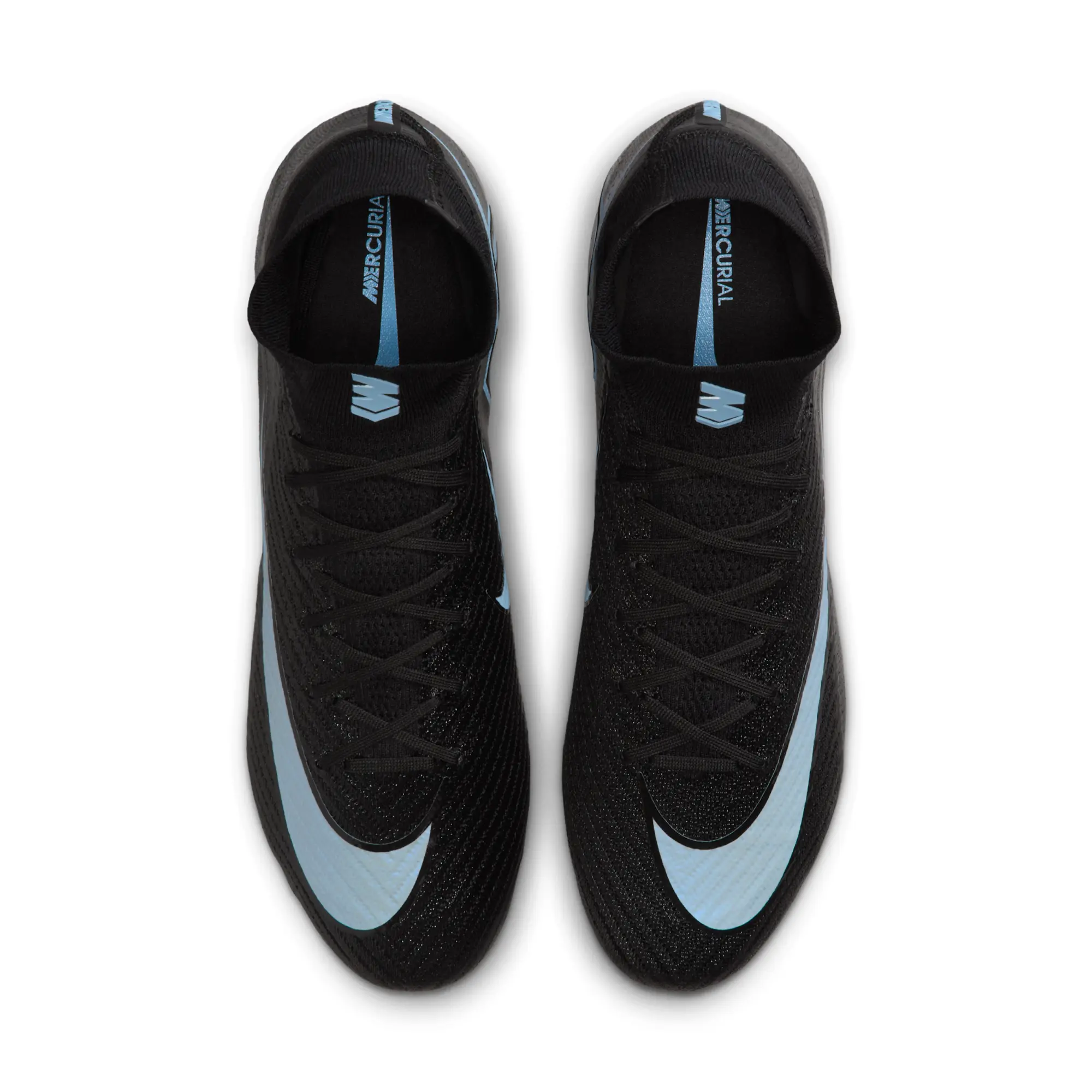 Nike Mercurial Superfly 10 Elite Firm-Ground High-Top Football Boot - Black - Recycled Content Minimum