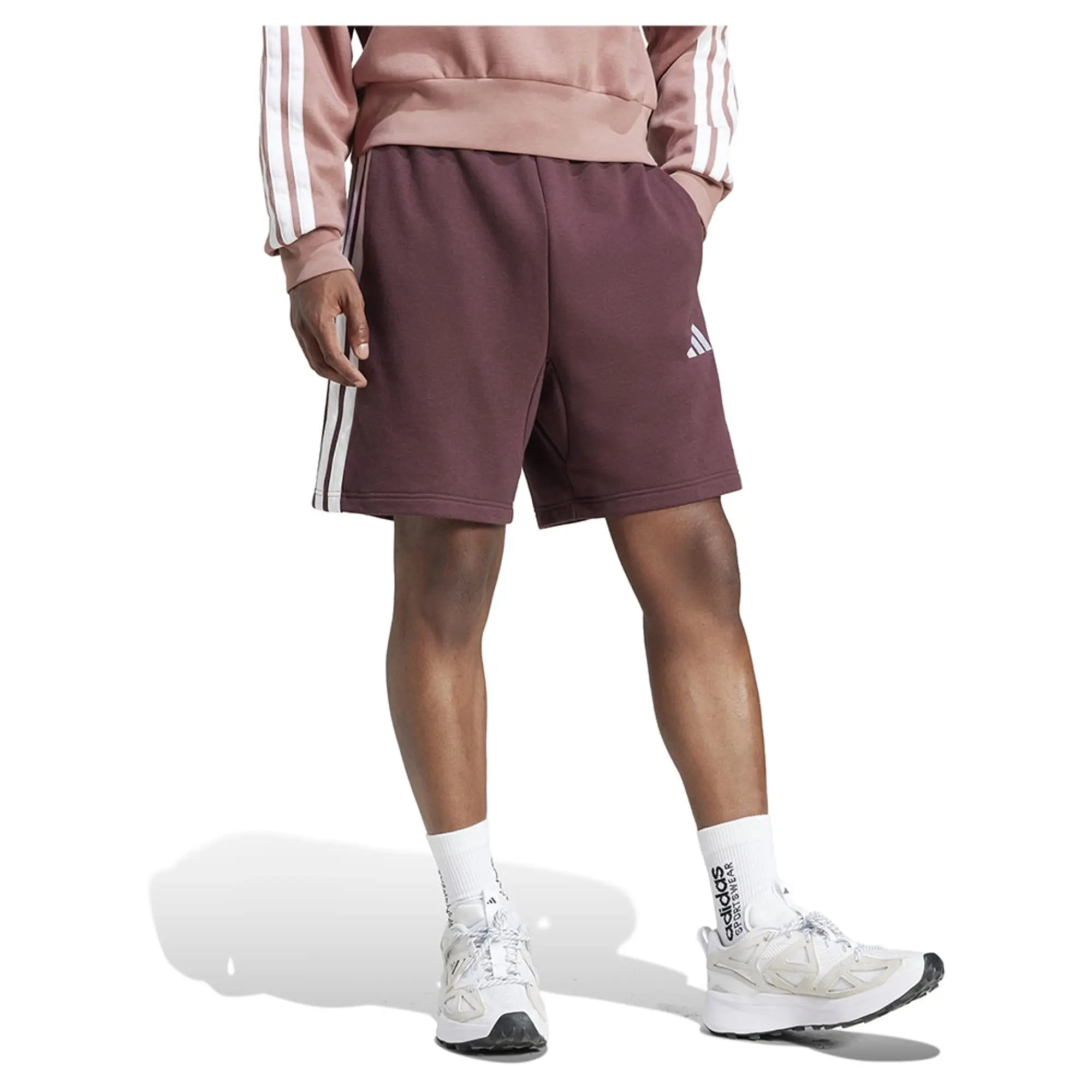 Adidas Essential 3 Stripes French Terry Shorts
