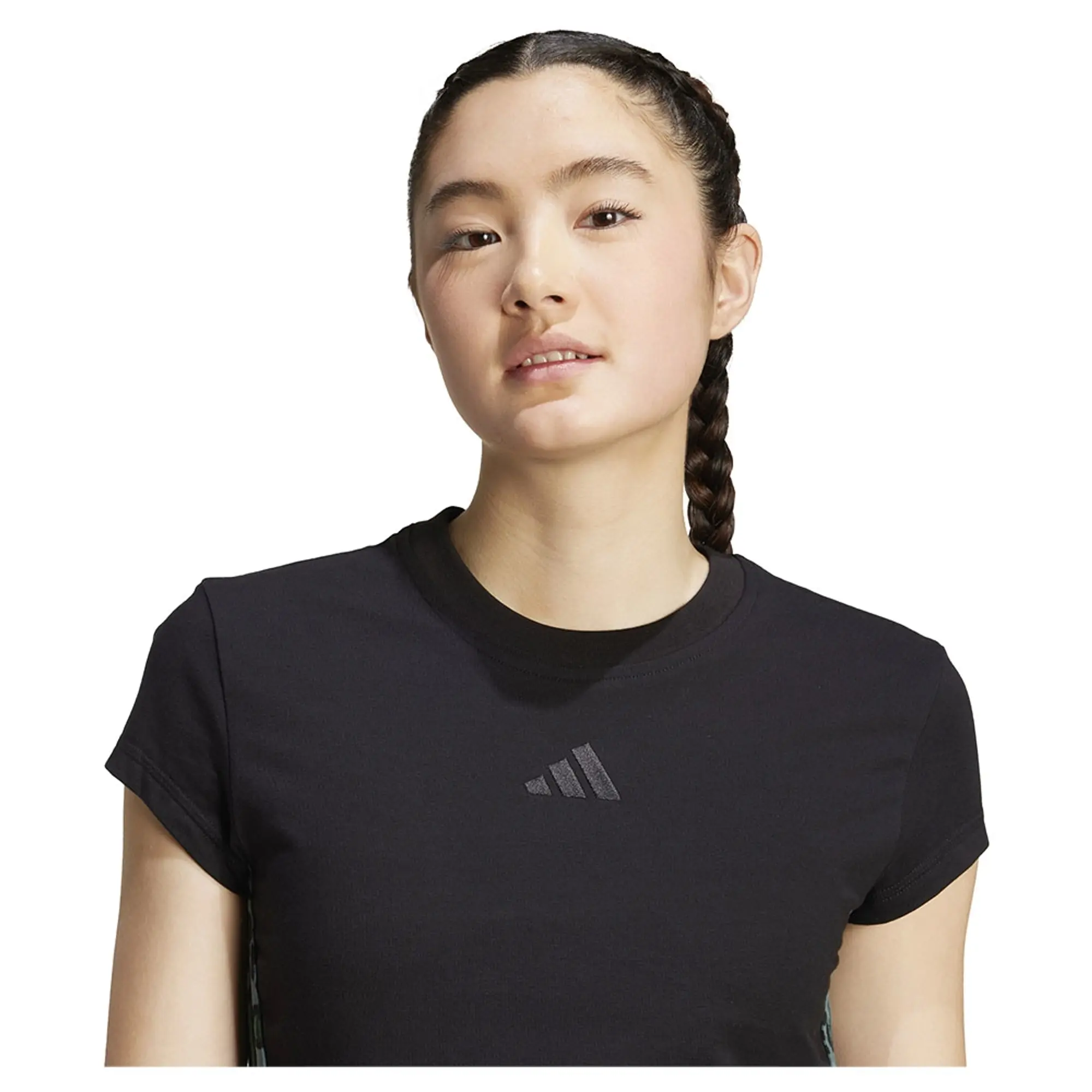 Adidas Animal Print 3 Stripes Short Sleeve T-shirt