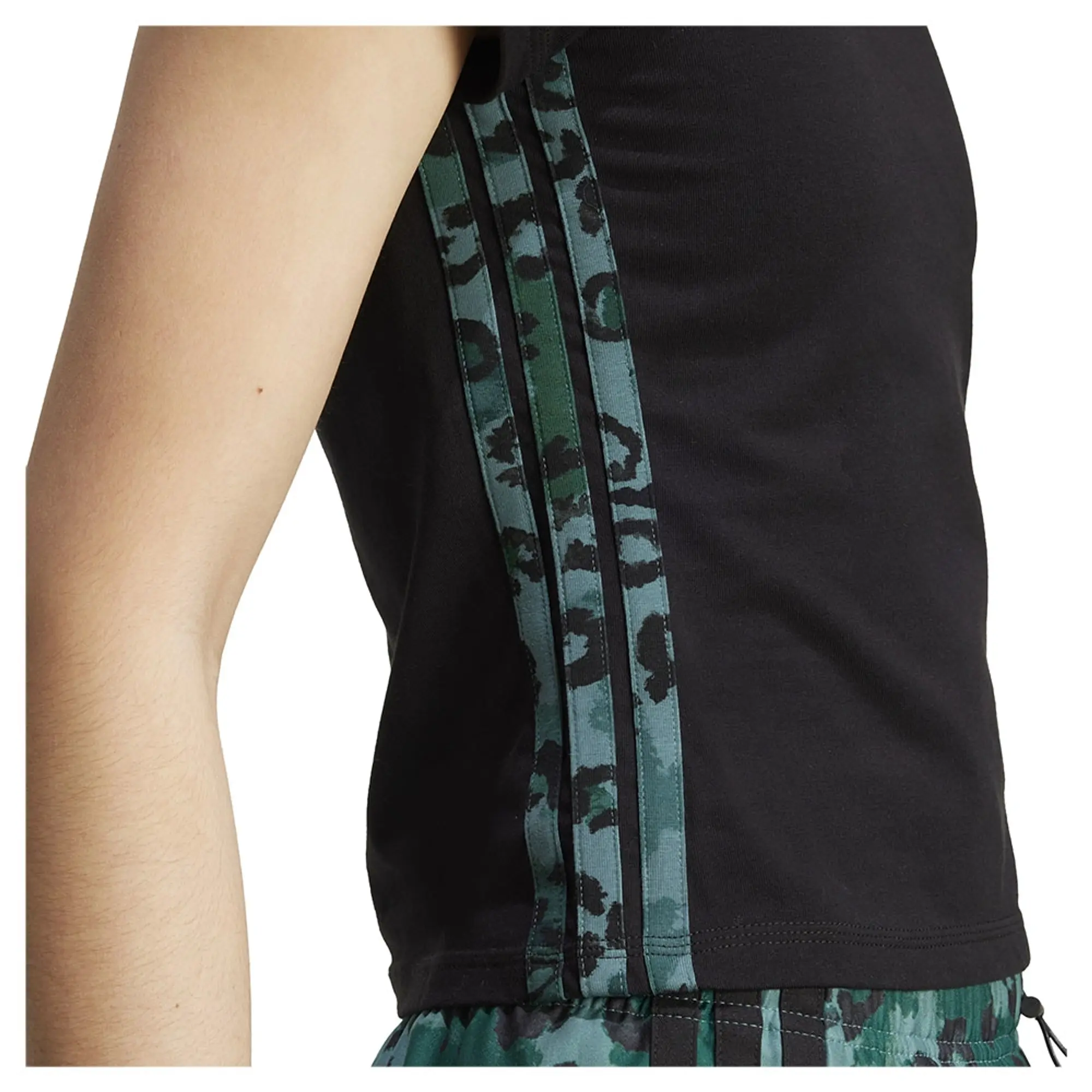 Adidas Animal Print 3 Stripes Short Sleeve T-shirt