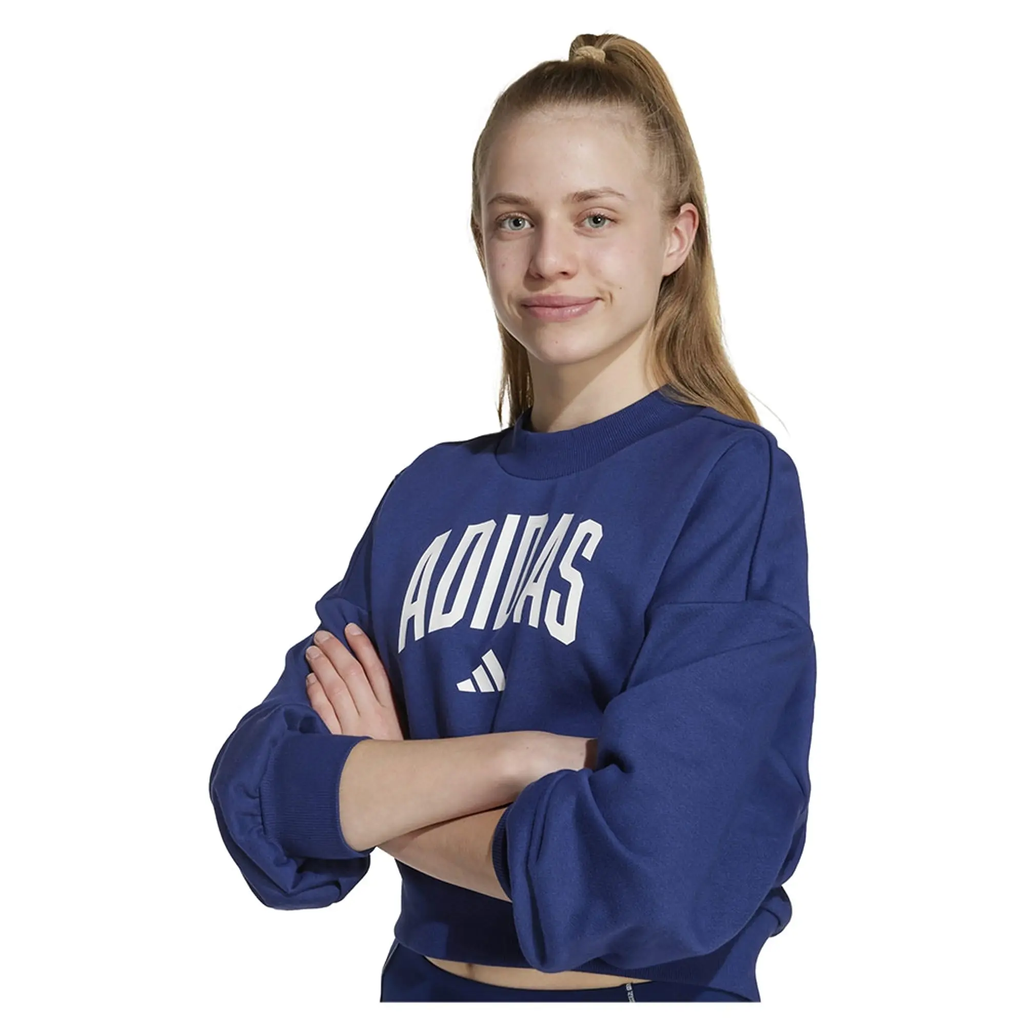 Adidas Seasonals Essentials Collegiate Typography Crewneck Sweatshirt
