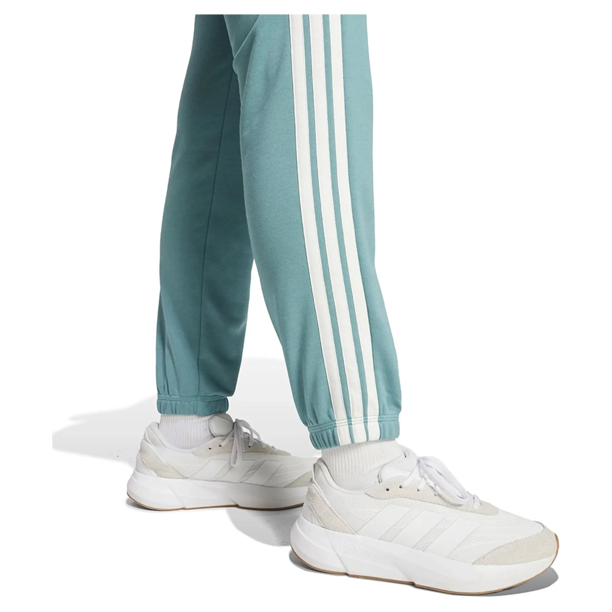 Adidas Essentials 3 Stripes French Terry Cuffed Joggers