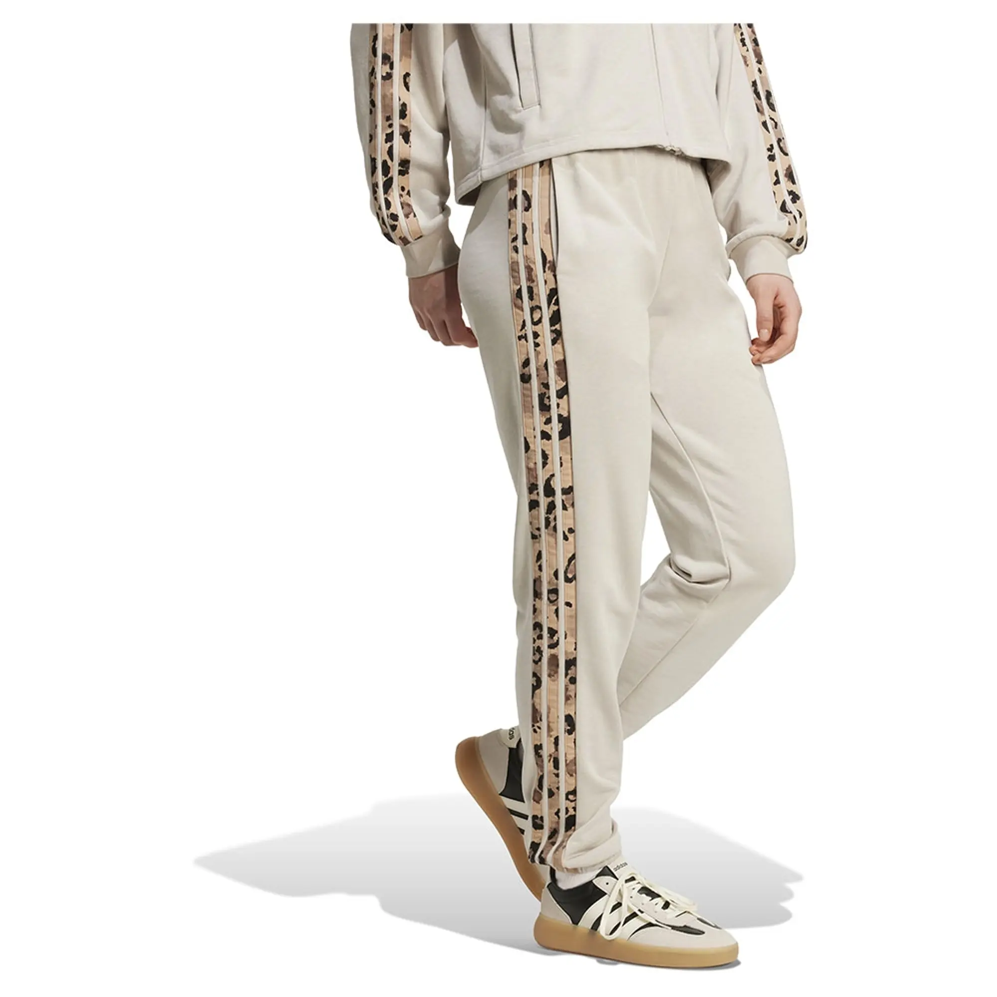 Adidas Essentials Animal Print 3 Stripes Joggers
