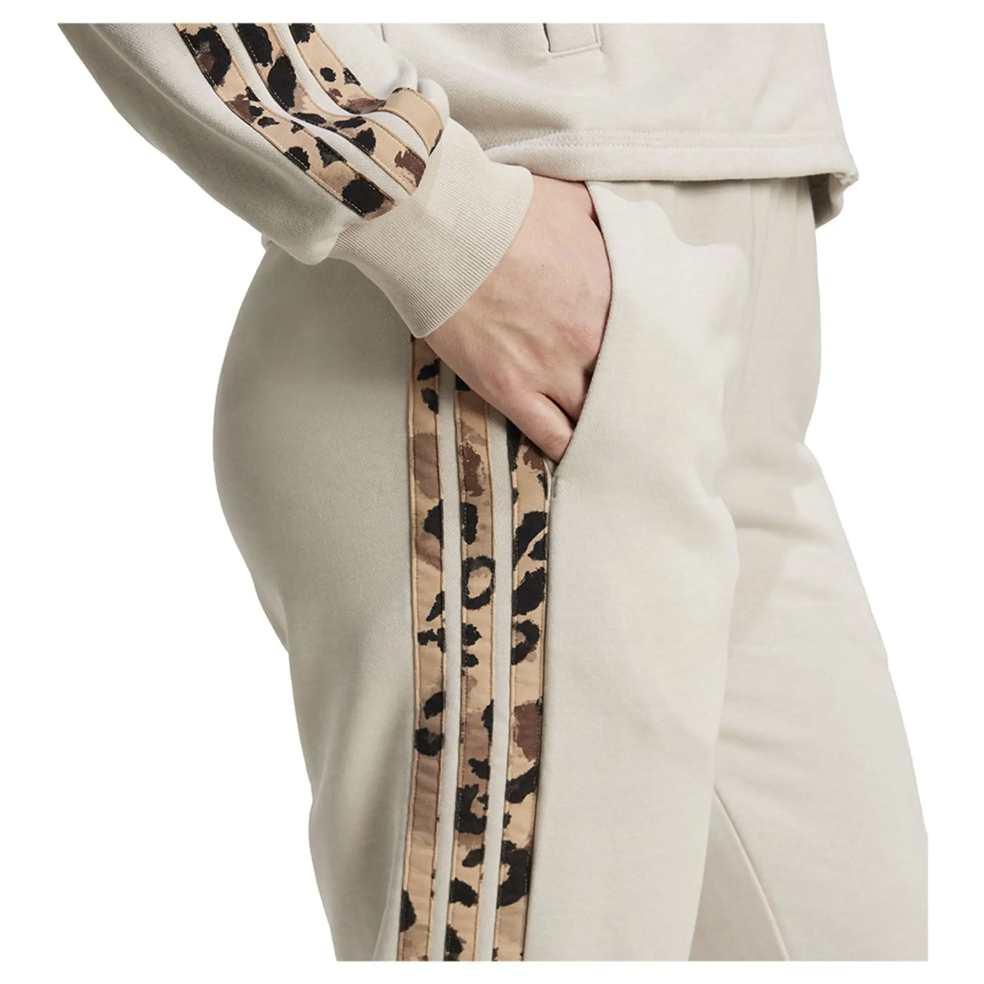 Adidas Essentials Animal Print 3 Stripes Joggers