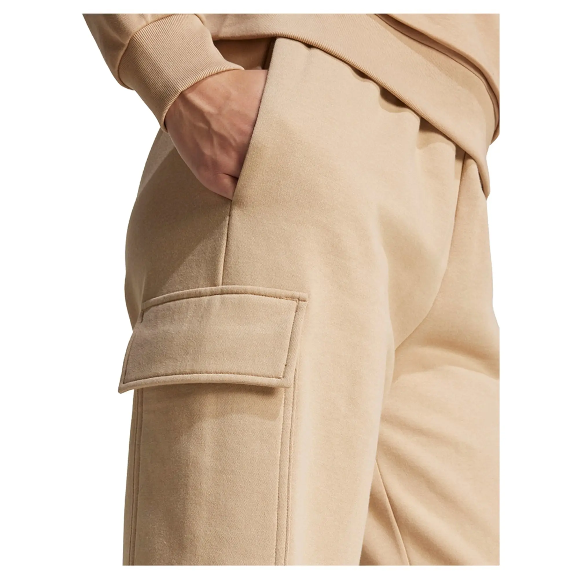 Adidas Essentials Linear Fleece Cargo Joggers