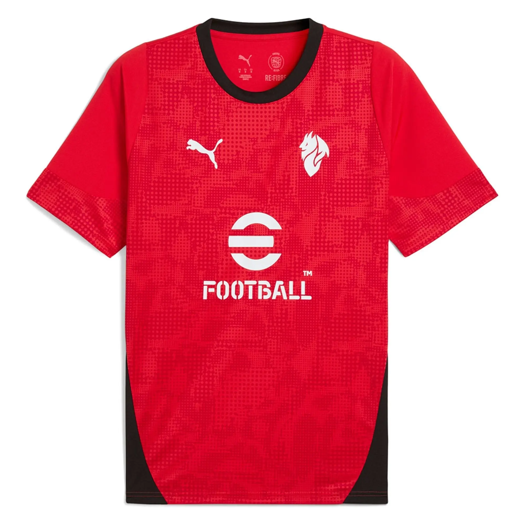PUMA AC Milan Training Jersey Men, For All Time Red/Black, size 3XL