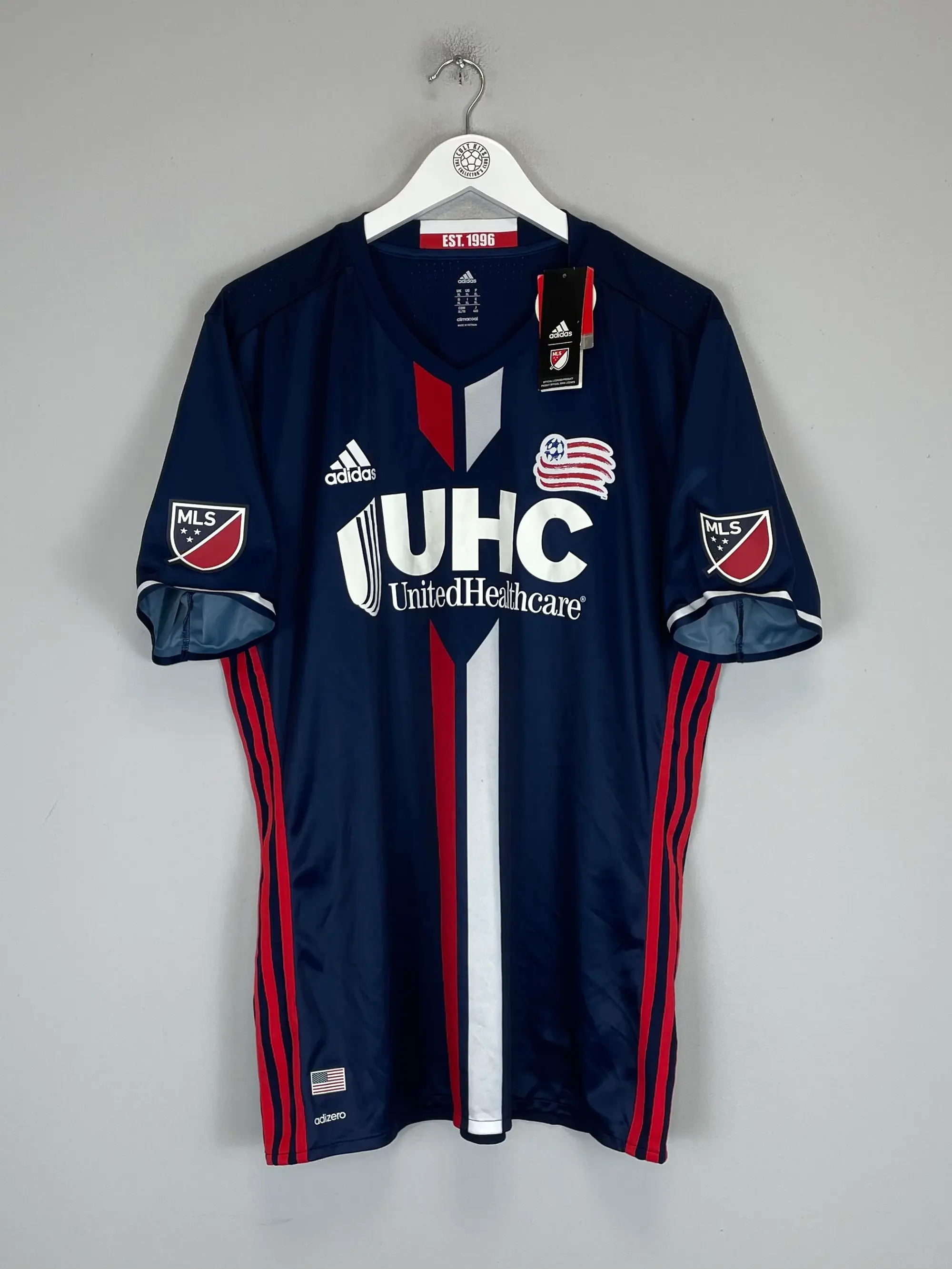 2016/17 NEW ENGLAND REVOLUTION *BNWT* HOME SHIRT (XL) ADIDAS | Cult Kits