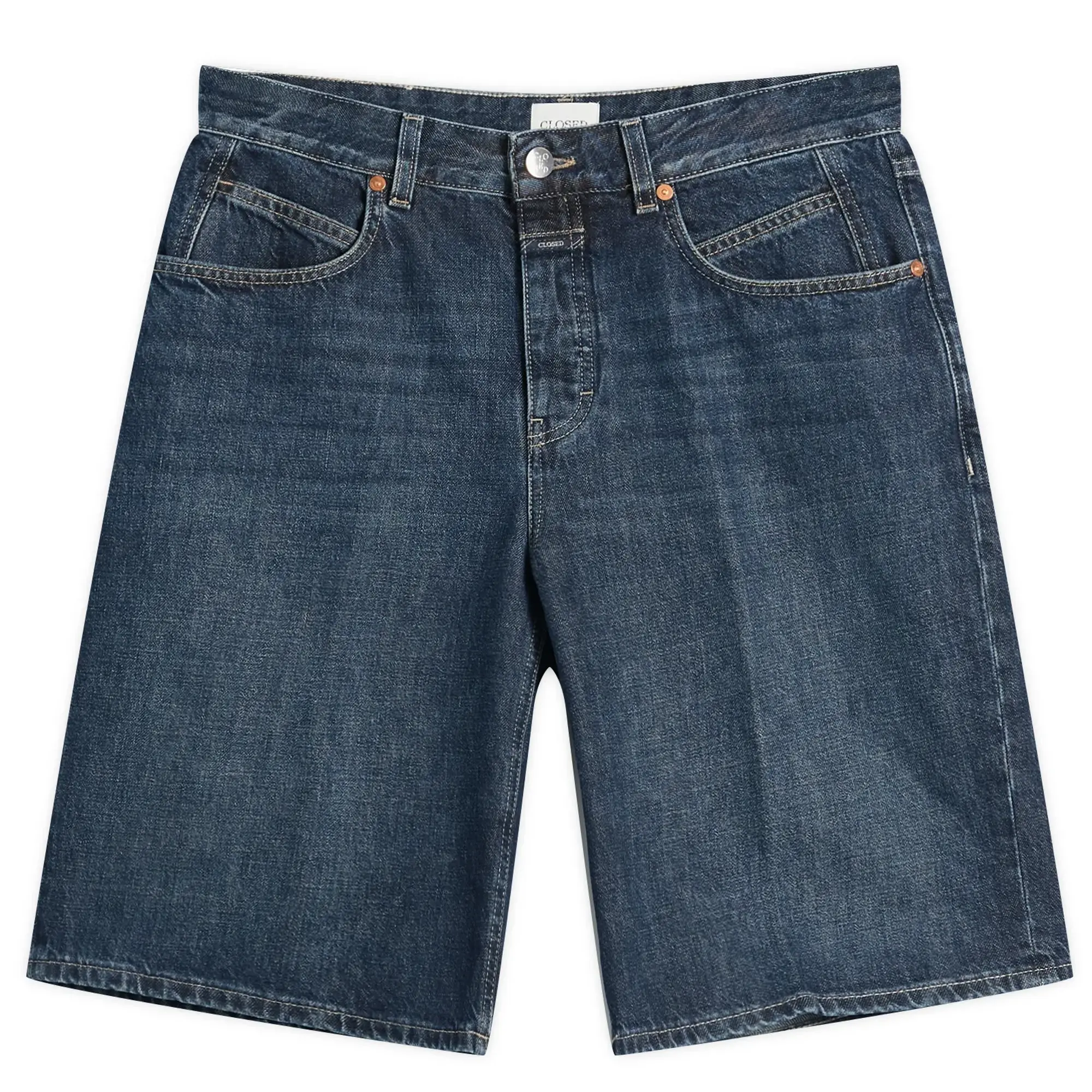 Closed Women's Rigid Denim Shorts Dark Blue