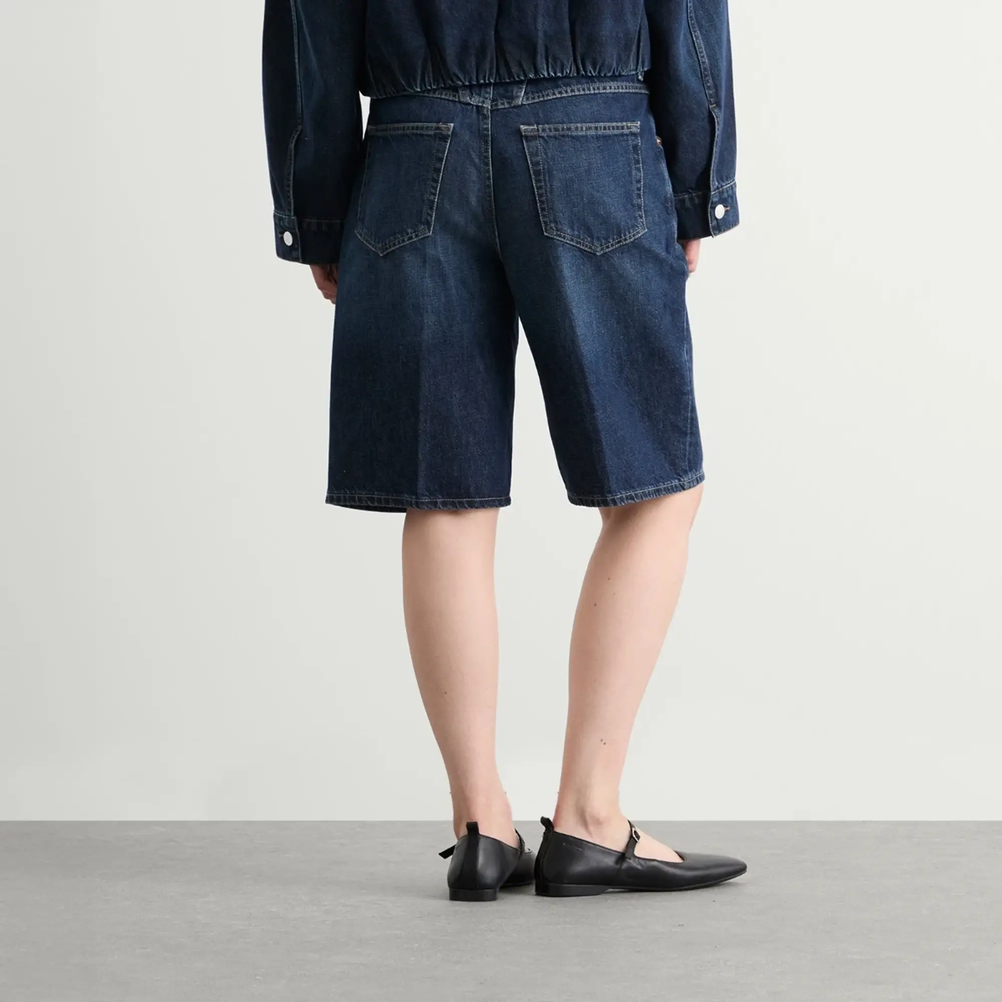 Closed Women's Rigid Denim Shorts Dark Blue