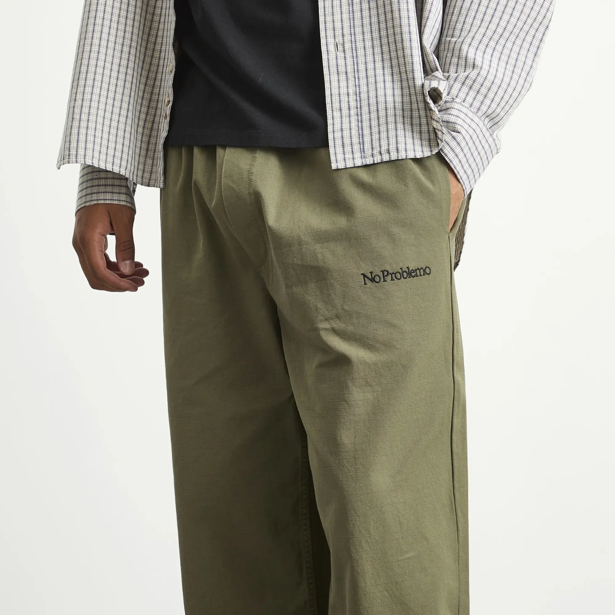 No Problemo Men's Mini Problemo Ripstop Work Pant Olive