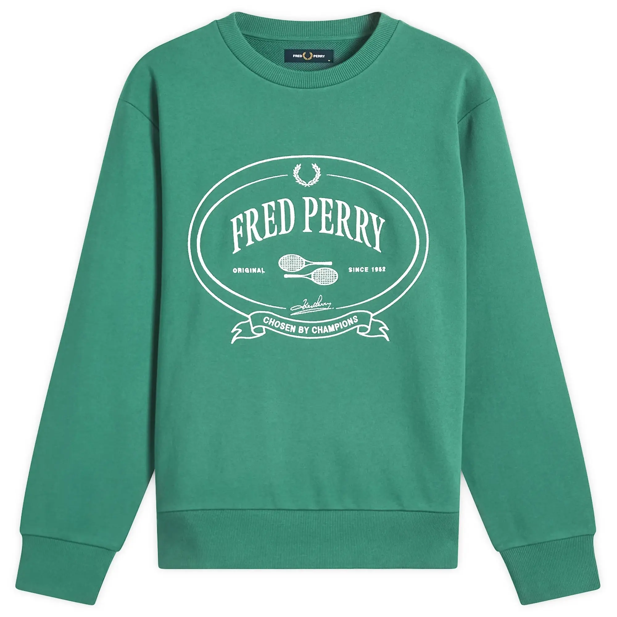 Fred Perry Men's Chosen By Champions Sweatshirt Sport Green