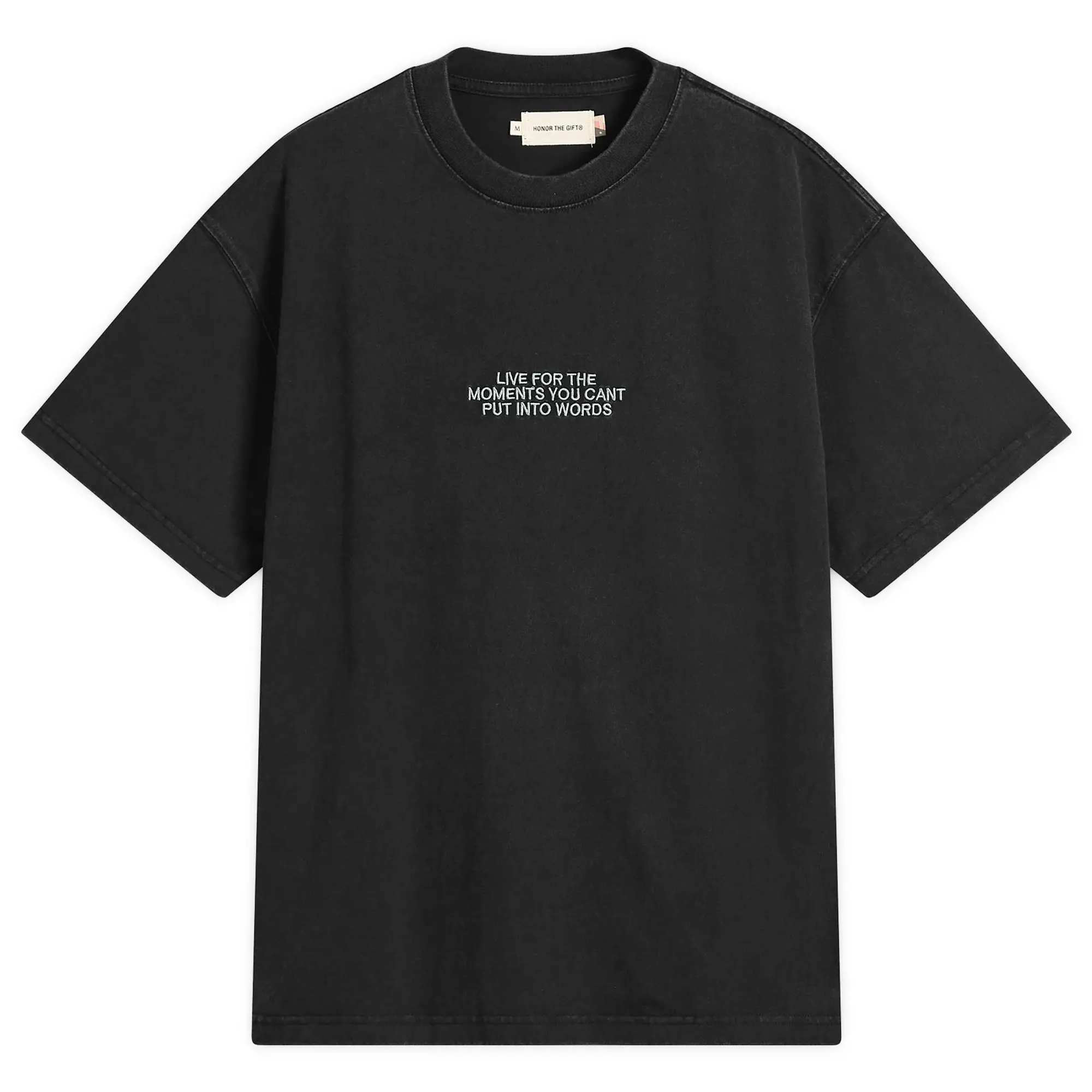 Honor the Gift Men's Live For The Moments T-Shirt Black