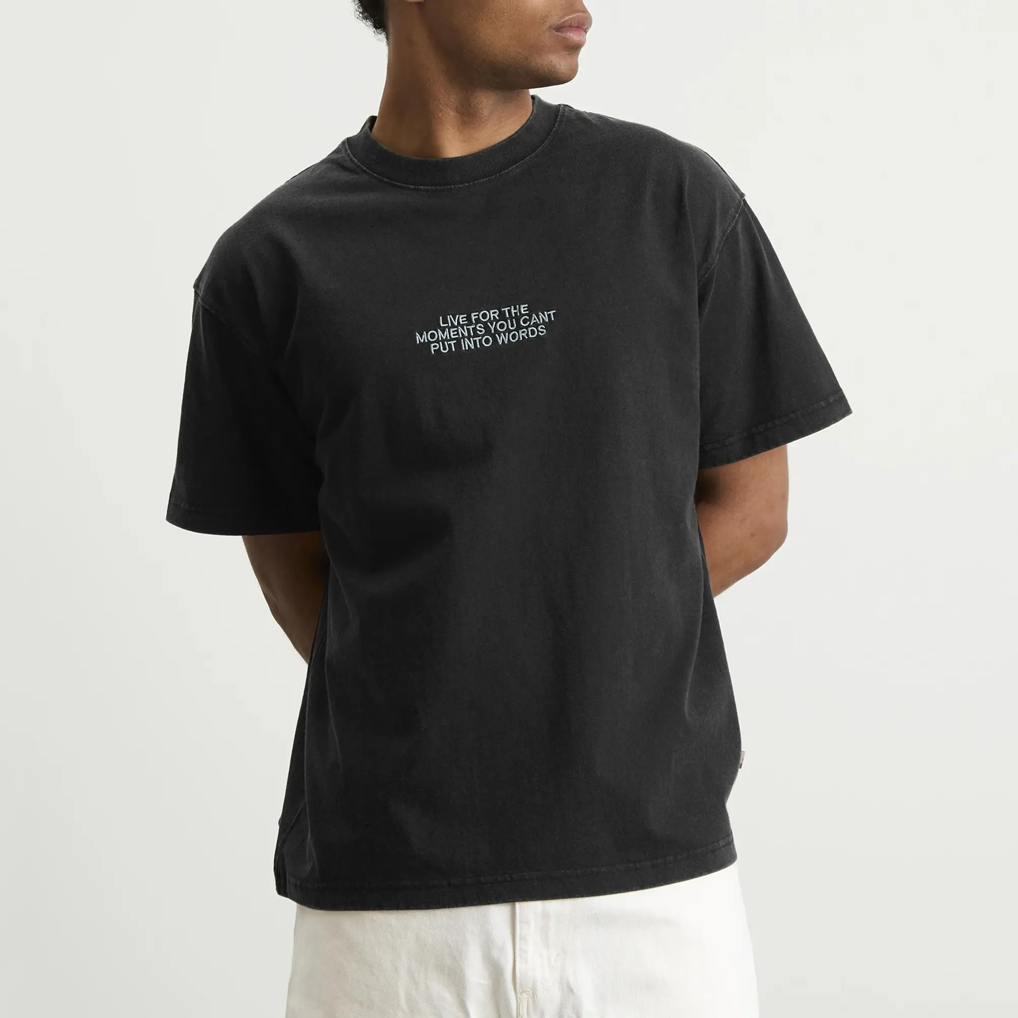 Honor the Gift Men's Live For The Moments T-Shirt Black