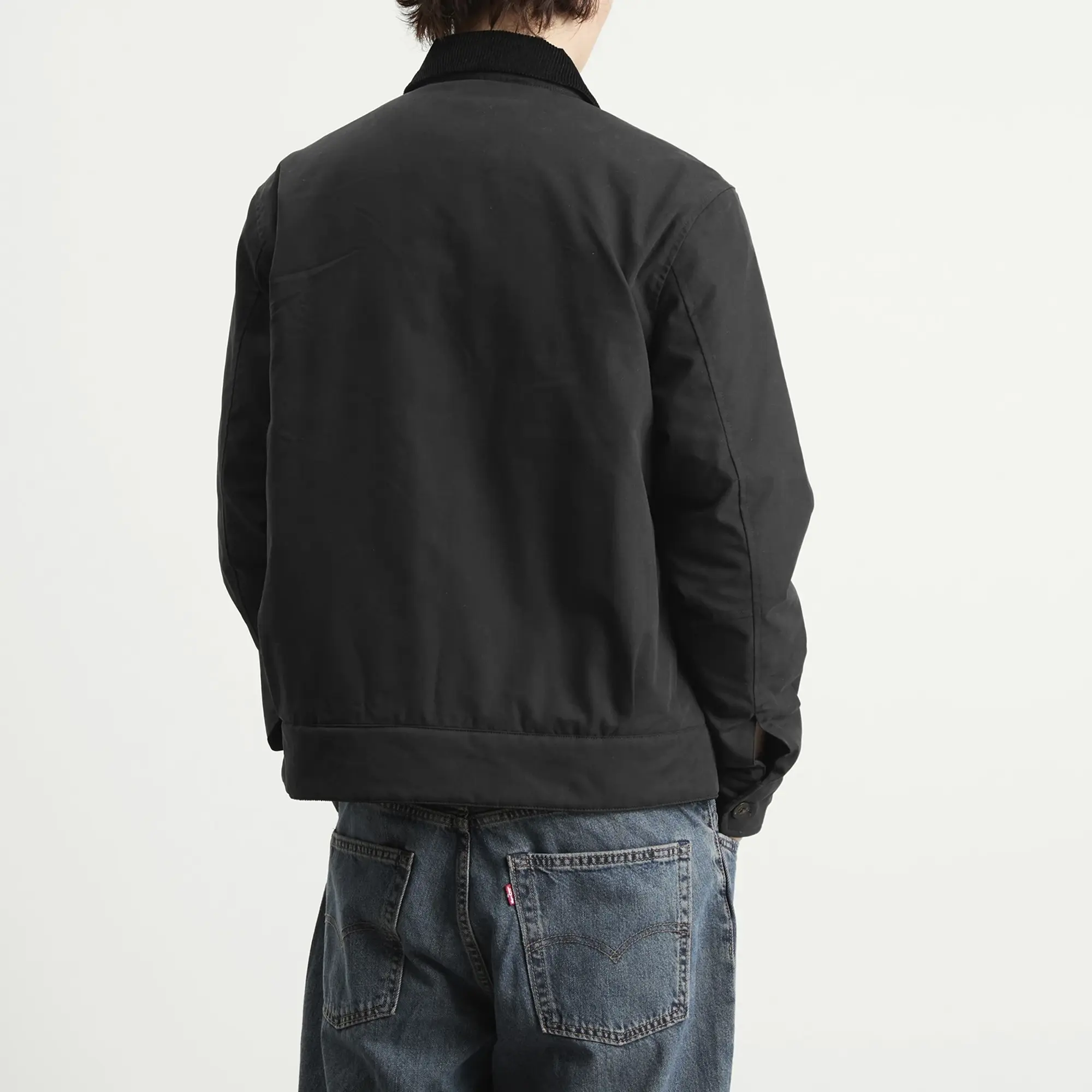 Fred Perry Men's Cotton Caban Jacket Black