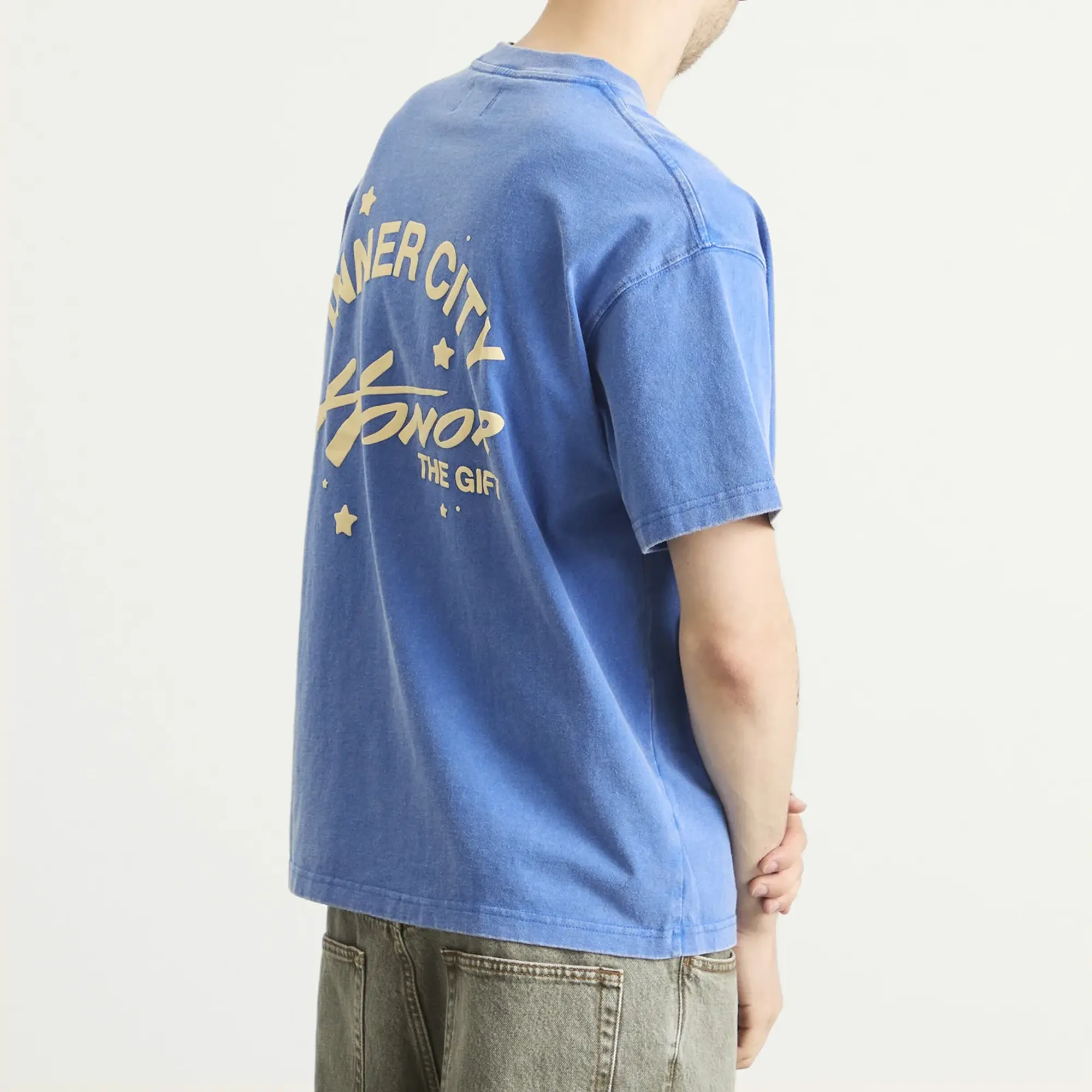 Honor the Gift Men's Live For The Moments T-Shirt Blue