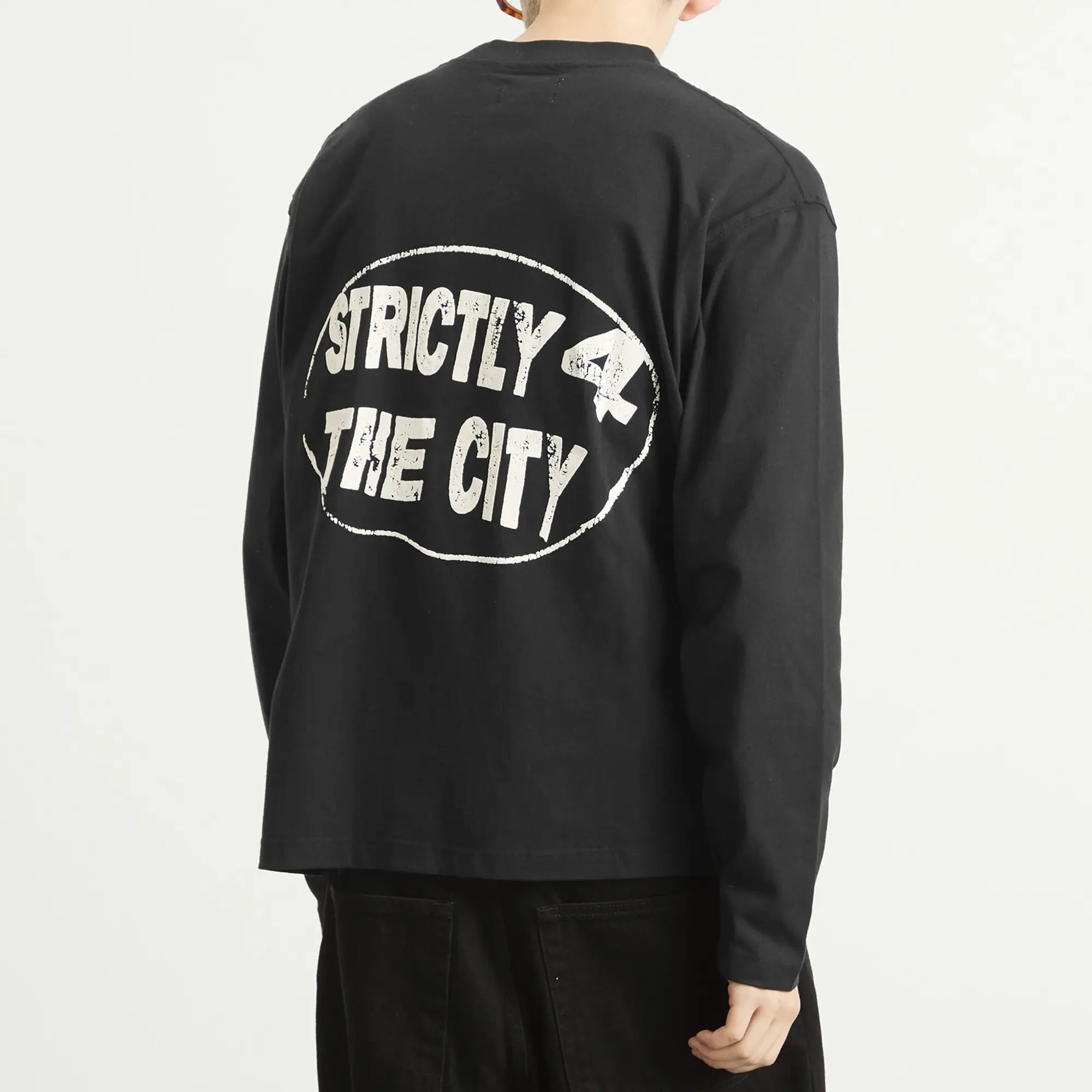 Honor the Gift Men's Honor Wings Long Sleeve T-Shirt Black