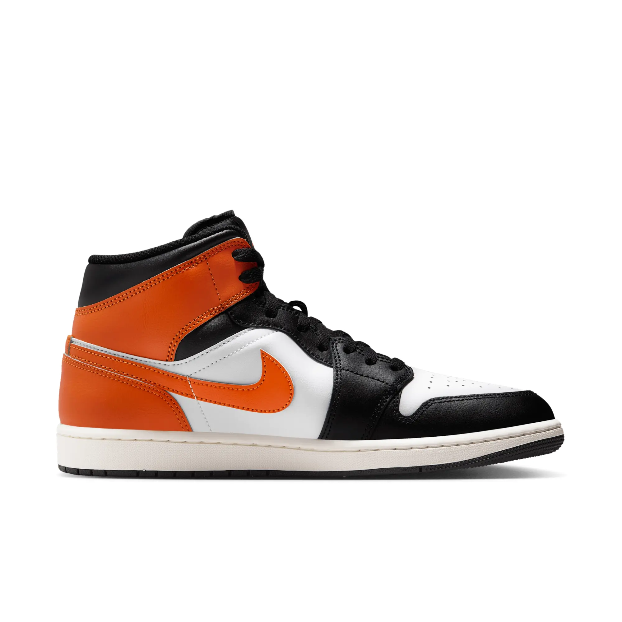 Nike Air Jordan 1 Mid Men's Shoes - Orange