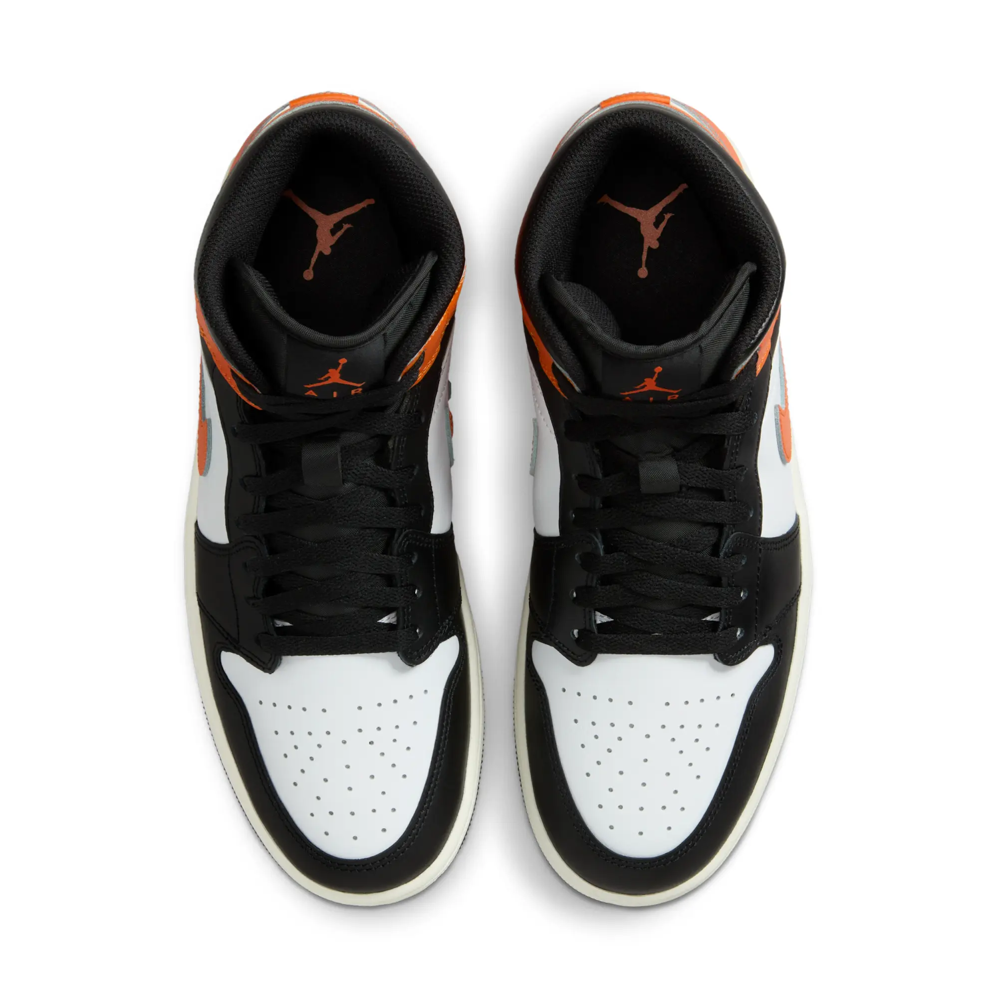 Nike Air Jordan 1 Mid Men's Shoes - Orange