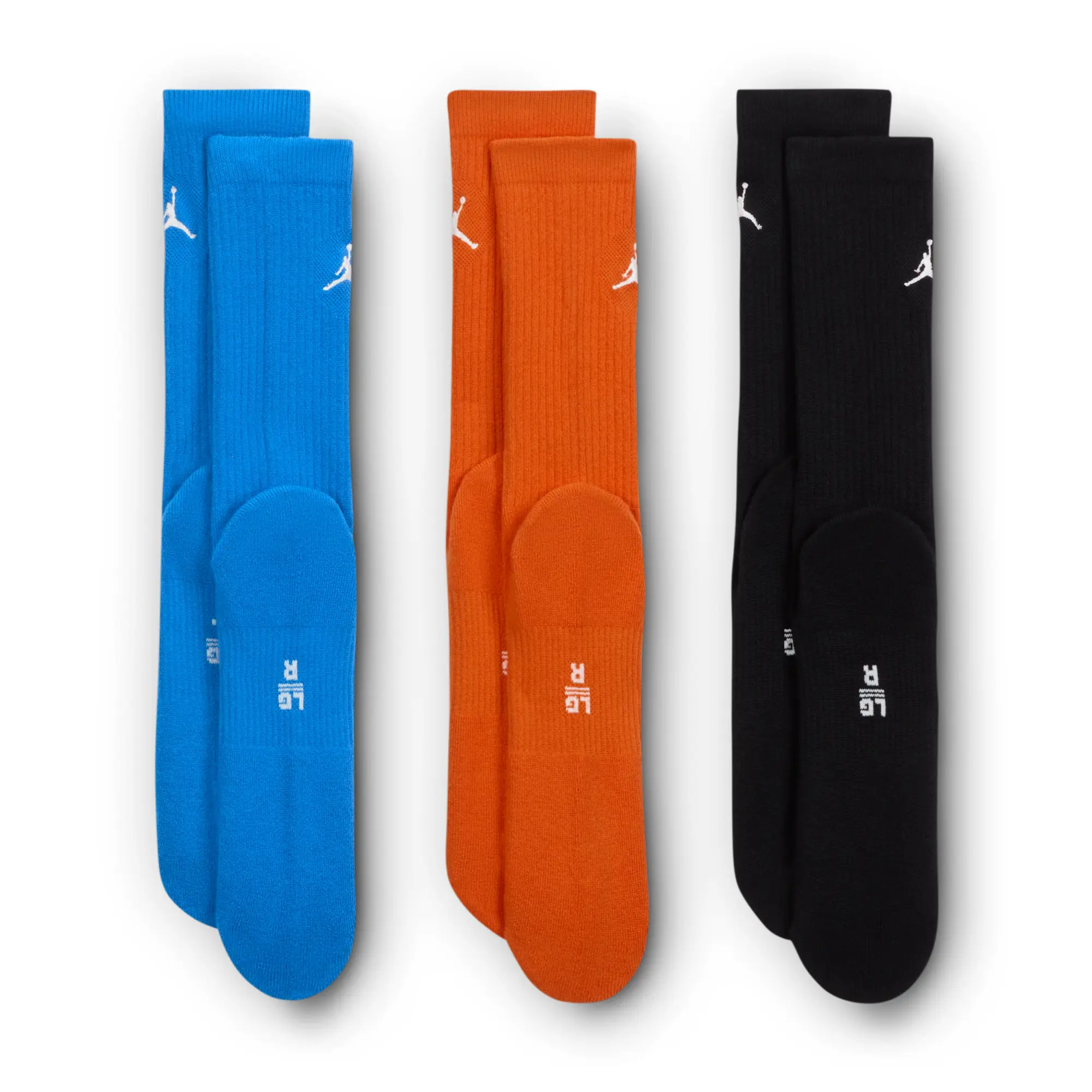Nike Jordan Everyday Crew Socks (3 pairs) - Multi-Colour