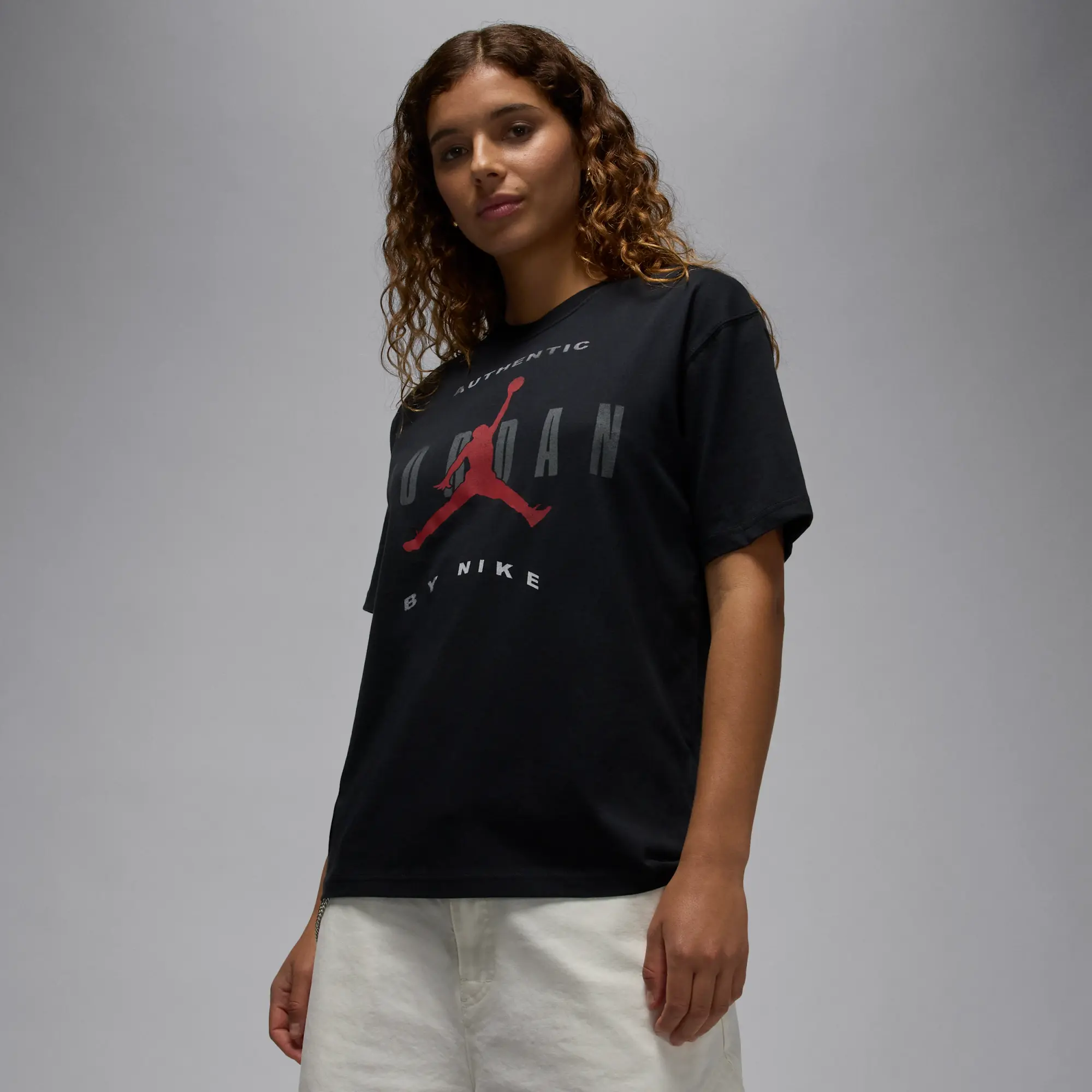 Nike Jordan Flight Women's Graphic T-Shirt - Black - Cotton