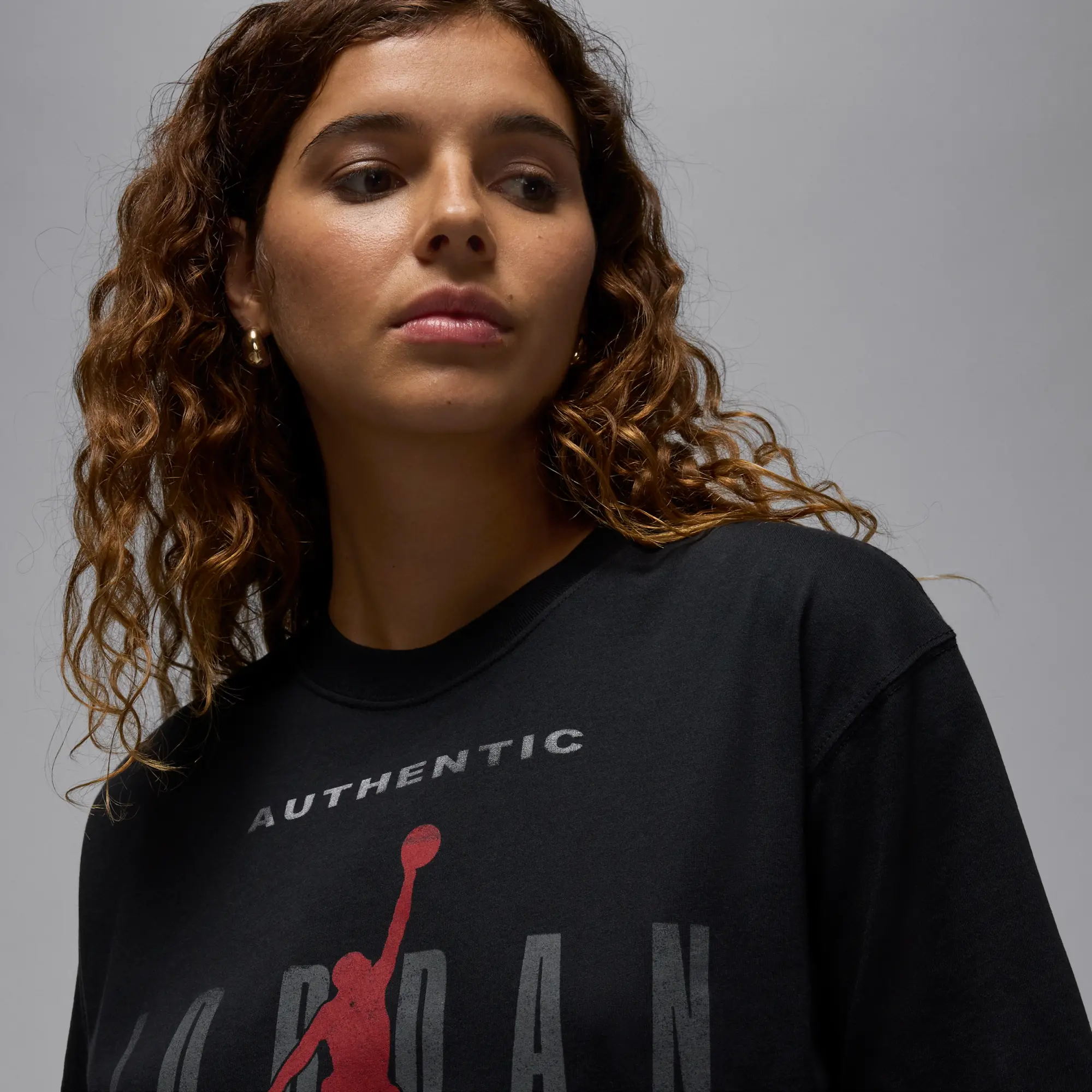 Nike Jordan Flight Women's Graphic T-Shirt - Black - Cotton