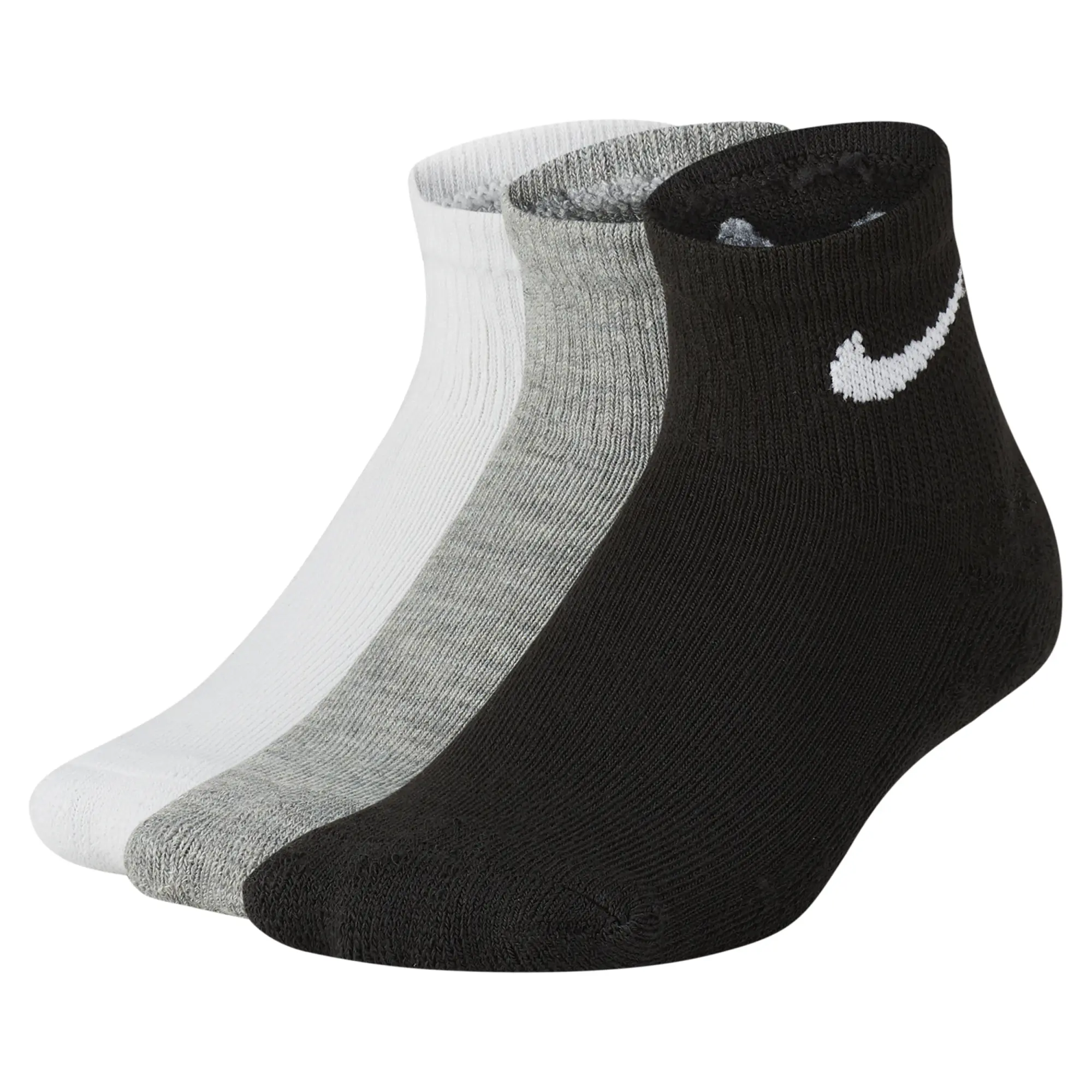 Nike Basics Younger Kids' Ankle Socks (3 Pairs) - White