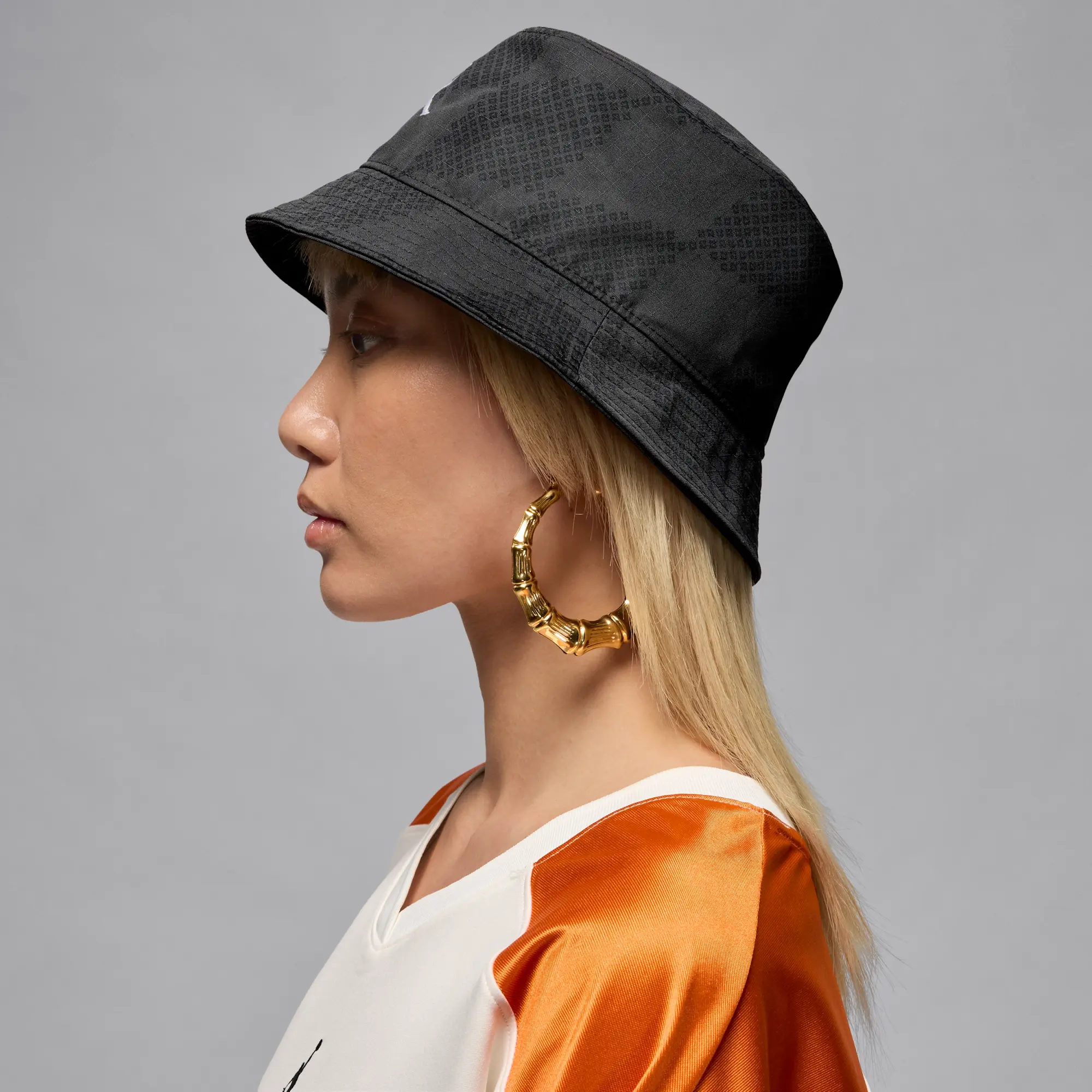 Nike Jordan Apex Printed Bucket Hat - Black - Polyester