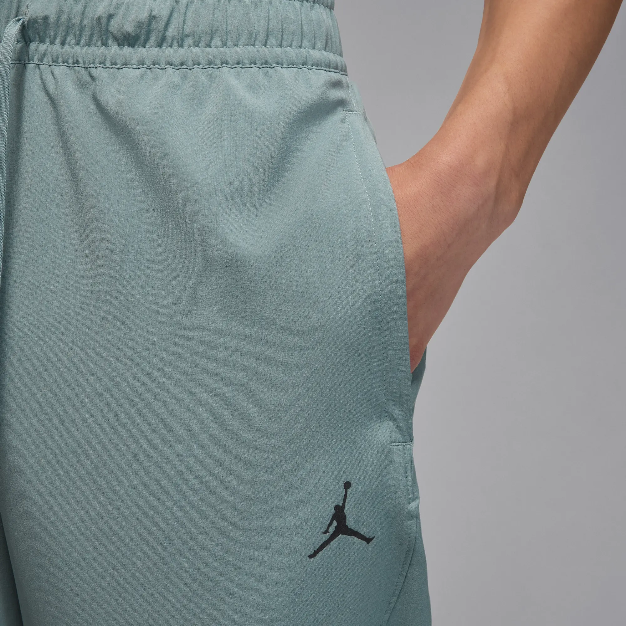 Nike Jordan Sport Men's Dri-FIT Woven Trousers - Grey - Polyester