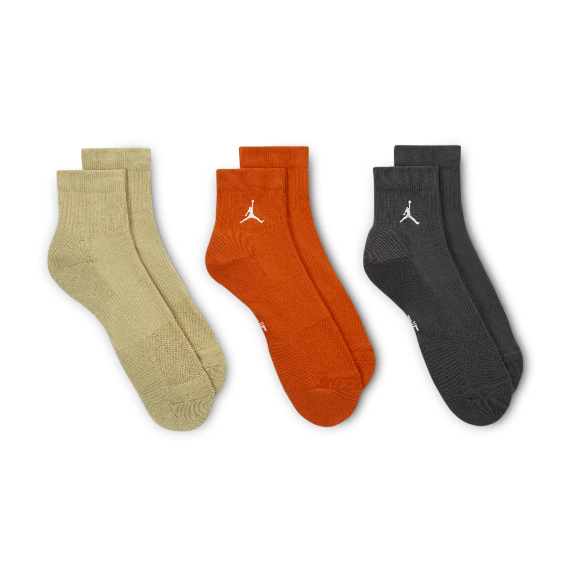 Nike Jordan Everyday Ankle Socks (3 Pairs) - Multi-Colour