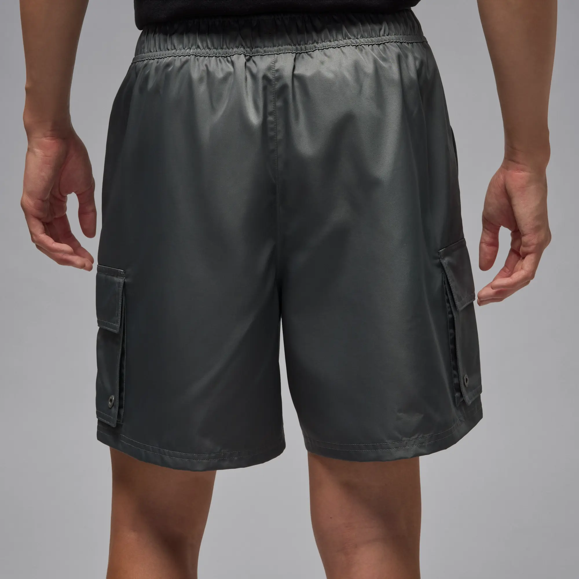 Nike Jordan Brooklyn Men's Cargo Shorts - Grey - Polyester