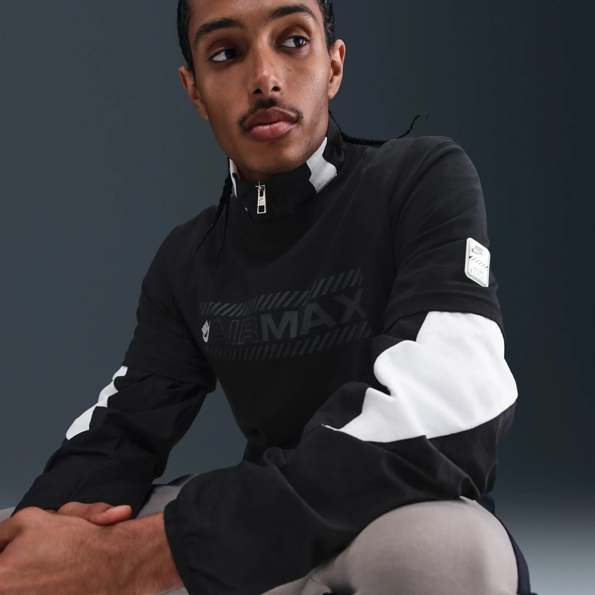 Nike Air Max Men's T-Shirt - Black - Cotton