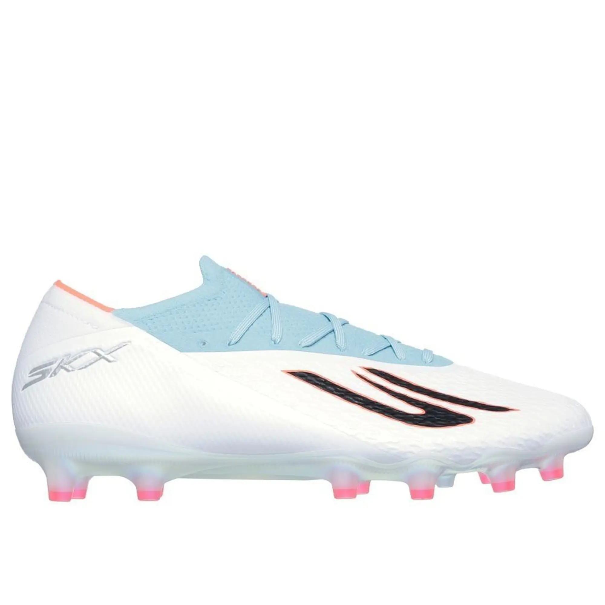 Skechers SKX_2 Elite AG Shoes in White/Turquoise