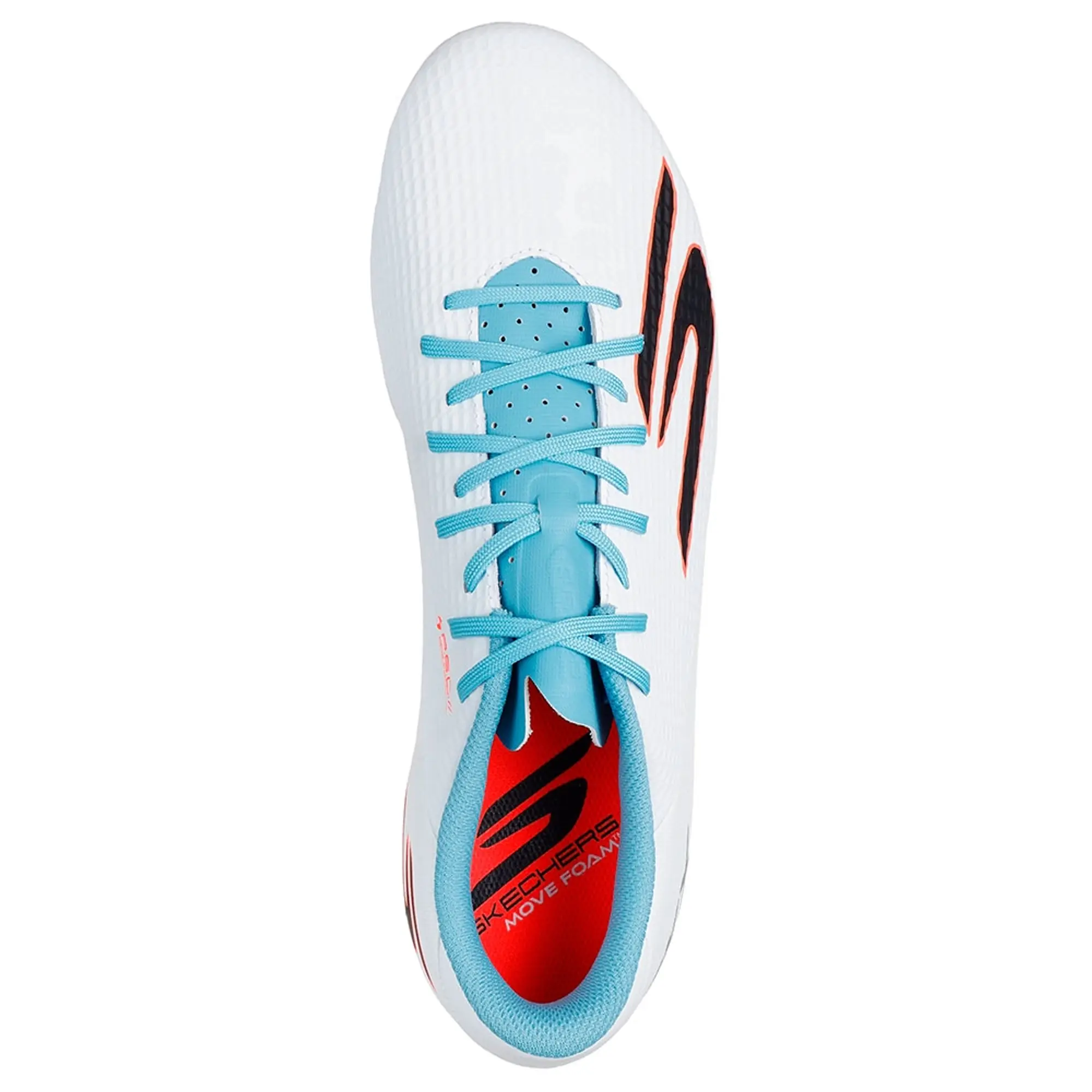 Skechers SKX_2 Academy AG Shoes in White/Turquoise