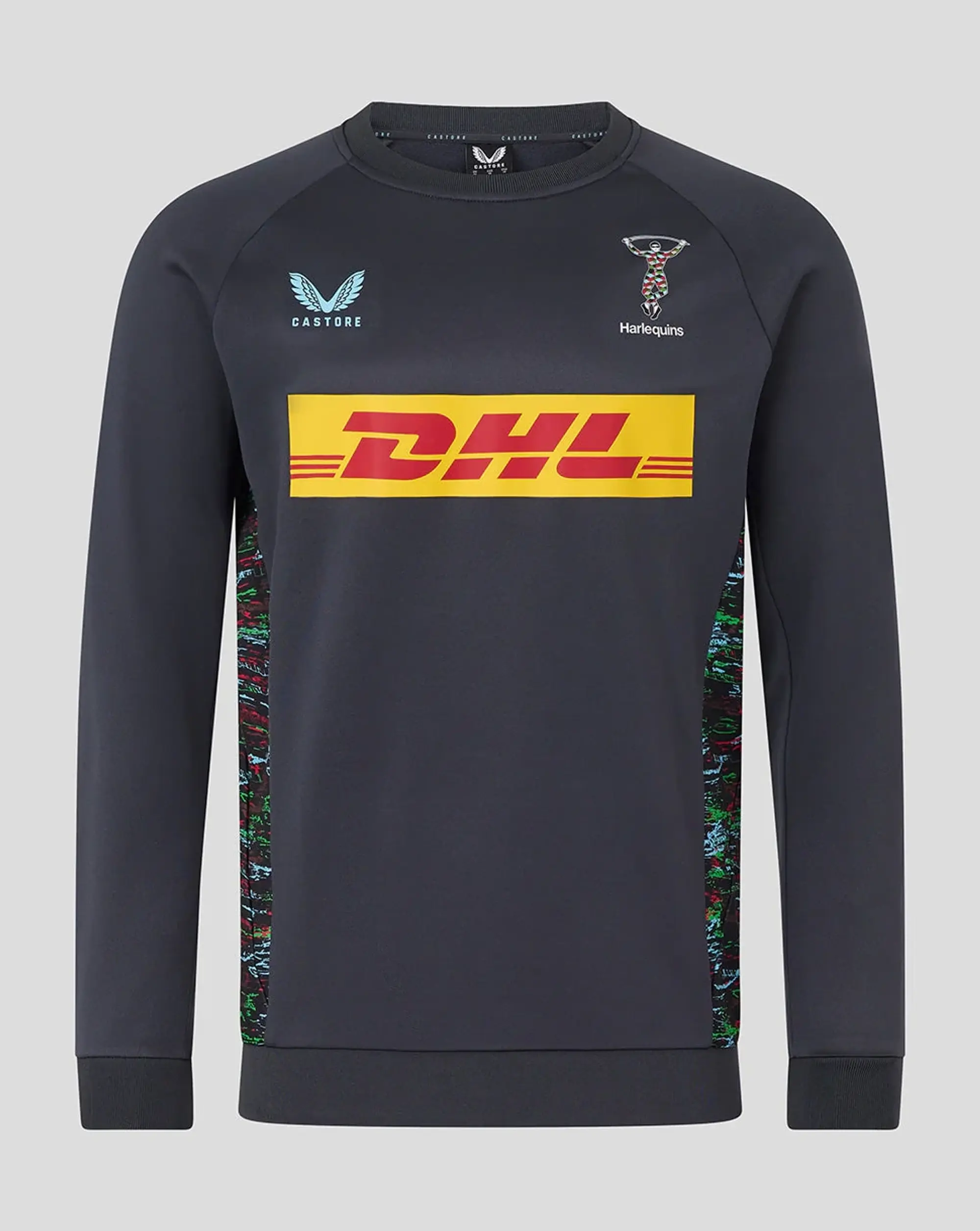 Castore Harlequins Men's 25/26 Training Sweatshirt - Sky Blue